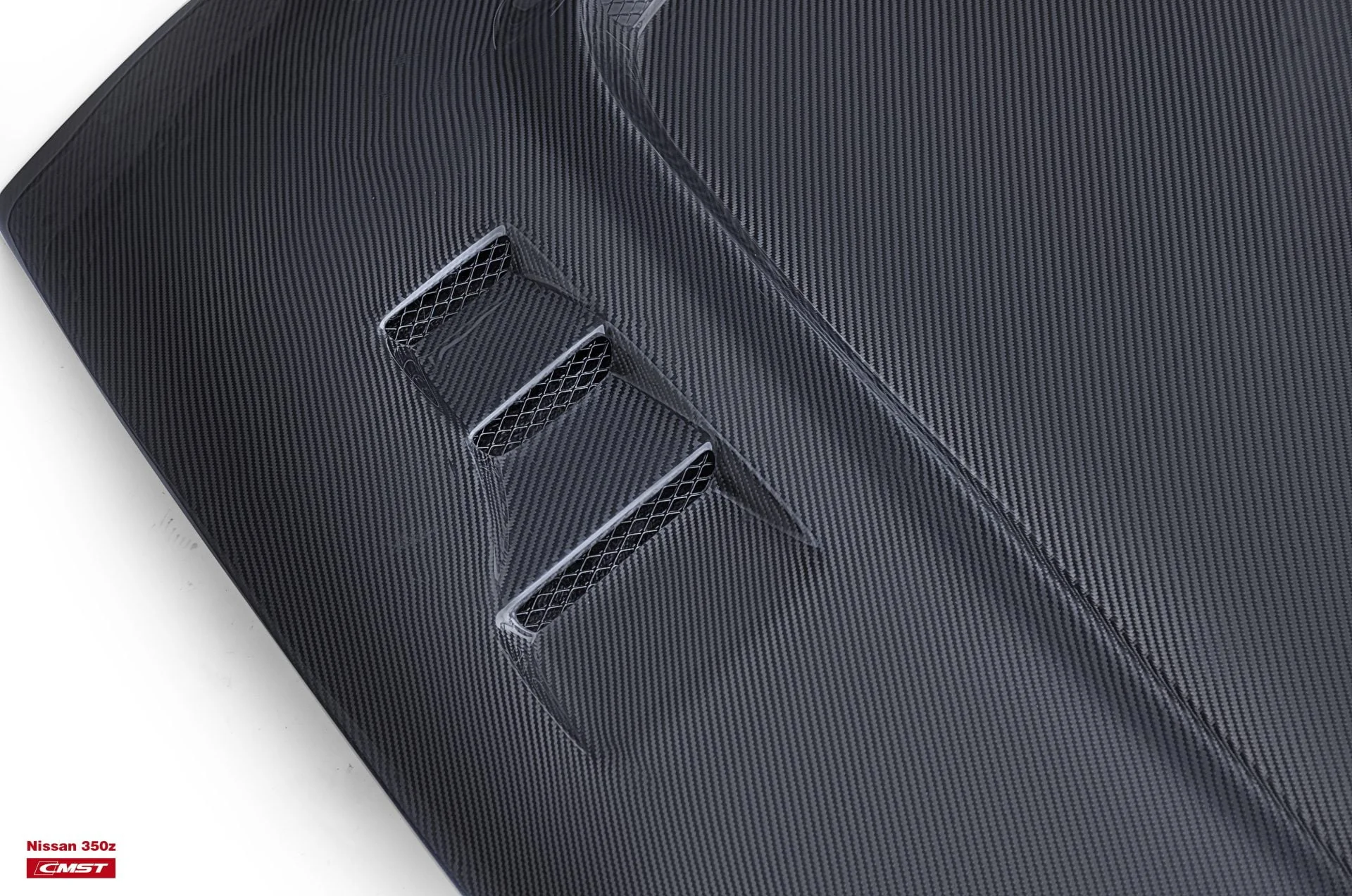 CMST Tuning Carbon Fiber Hood With 3 Vents ver.2 for Nissan 370Z Z34 Fairlady Z Vented - Image 5