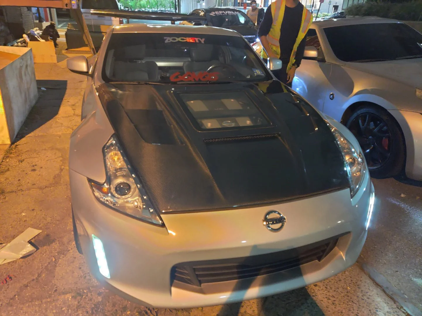 CMST Tuning Carbon Fiber Hood with Tempered Glass for Nissan 370Z Z34 Fairlady Z - Image 12