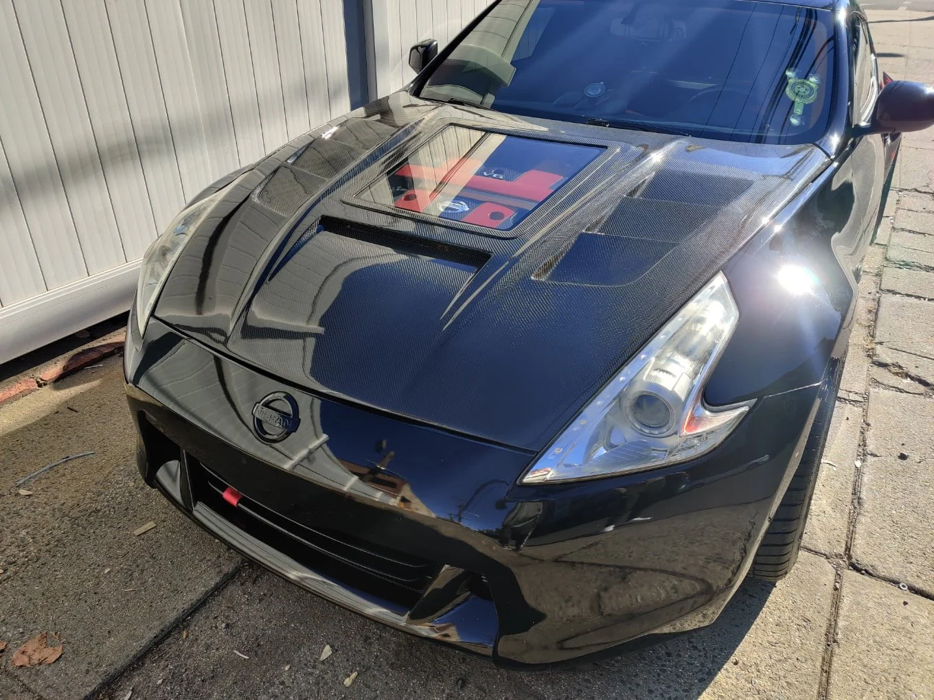 CMST Tuning Carbon Fiber Hood with Tempered Glass for Nissan 370Z Z34 Fairlady Z - Image 18
