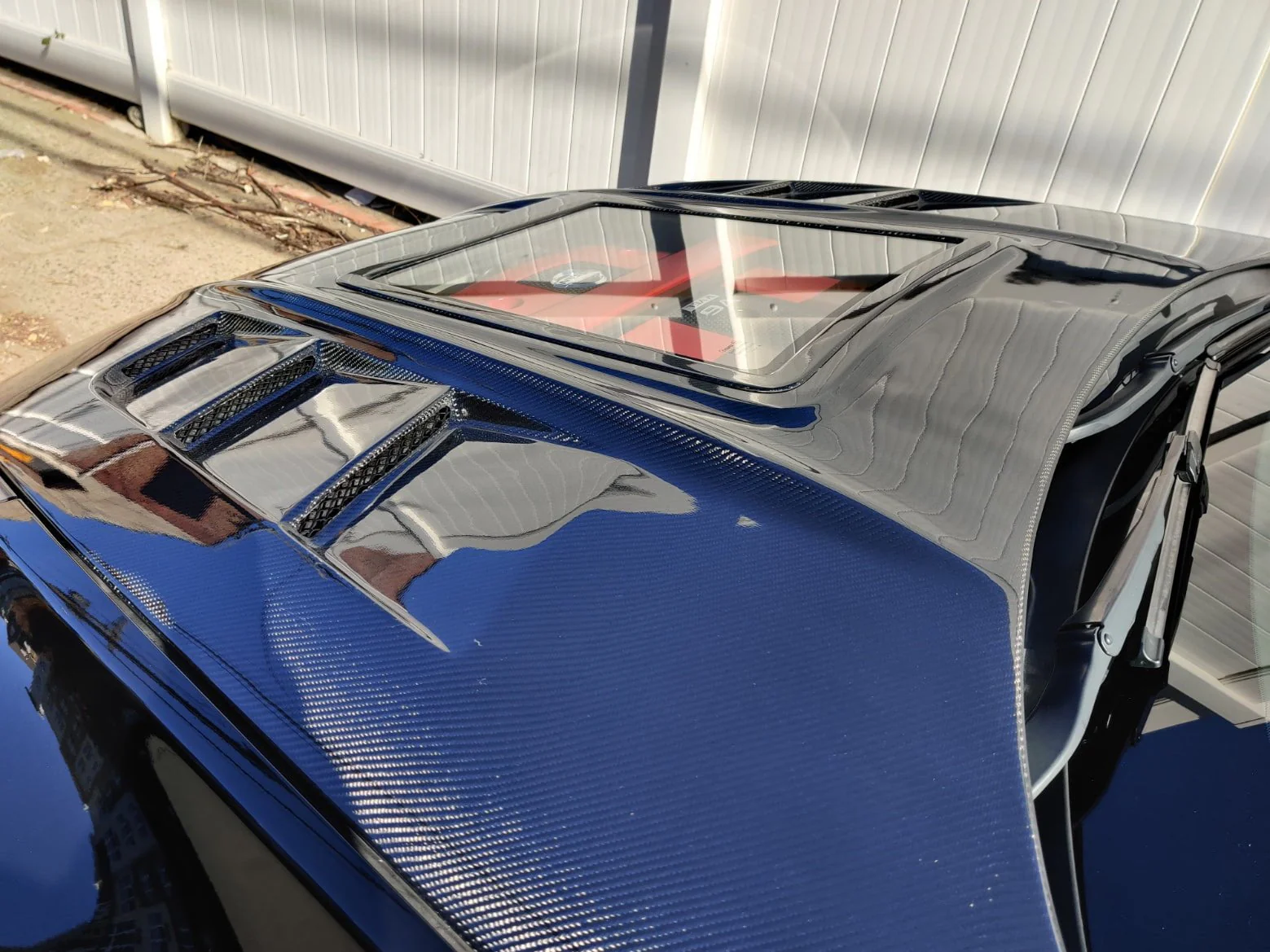 CMST Tuning Carbon Fiber Hood with Tempered Glass for Nissan 370Z Z34 Fairlady Z - Image 25