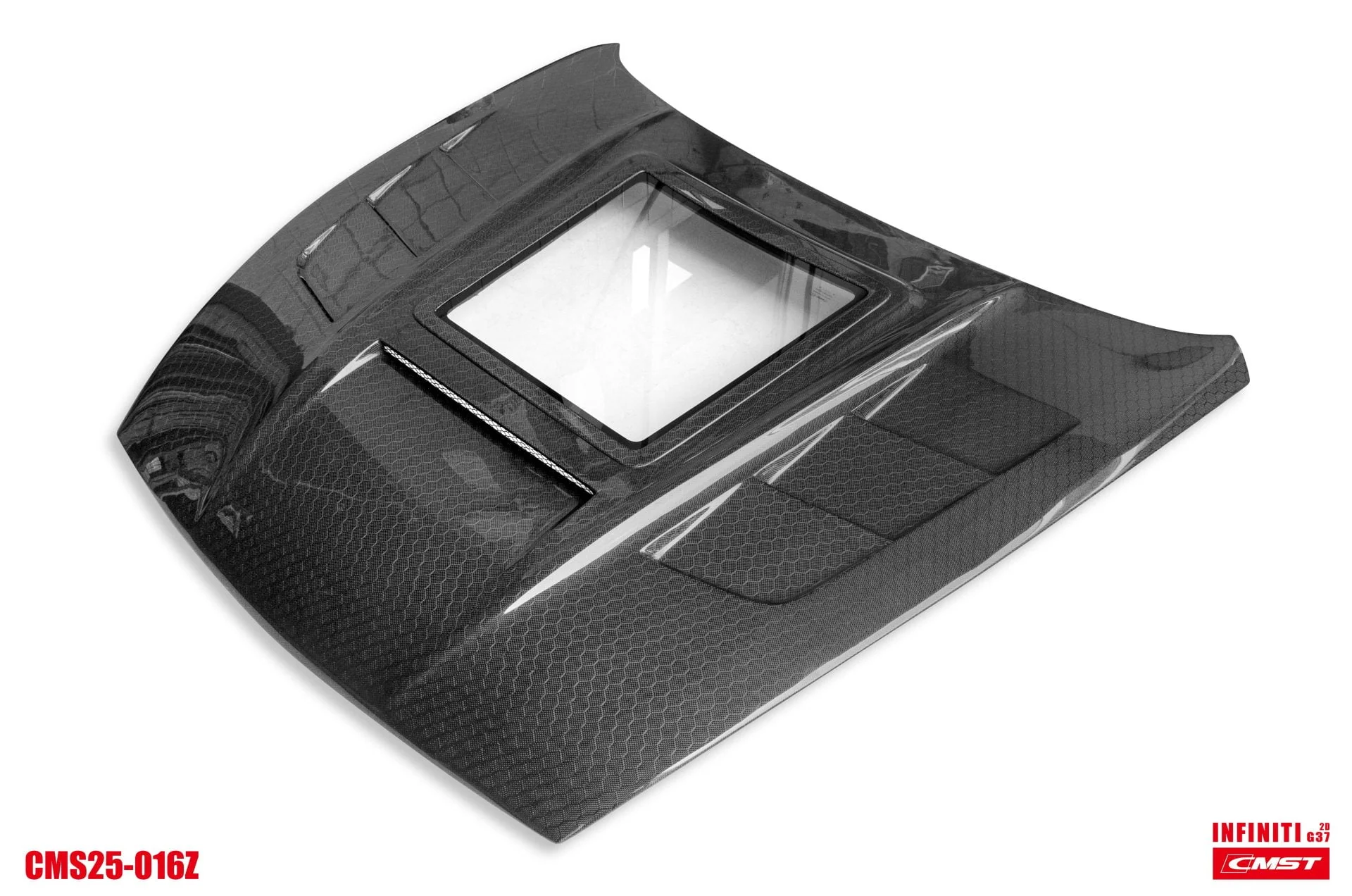 CMST Tuning Carbon Fiber Hood with Tempered Glass for Nissan 370Z Z34 Fairlady Z - Image 26