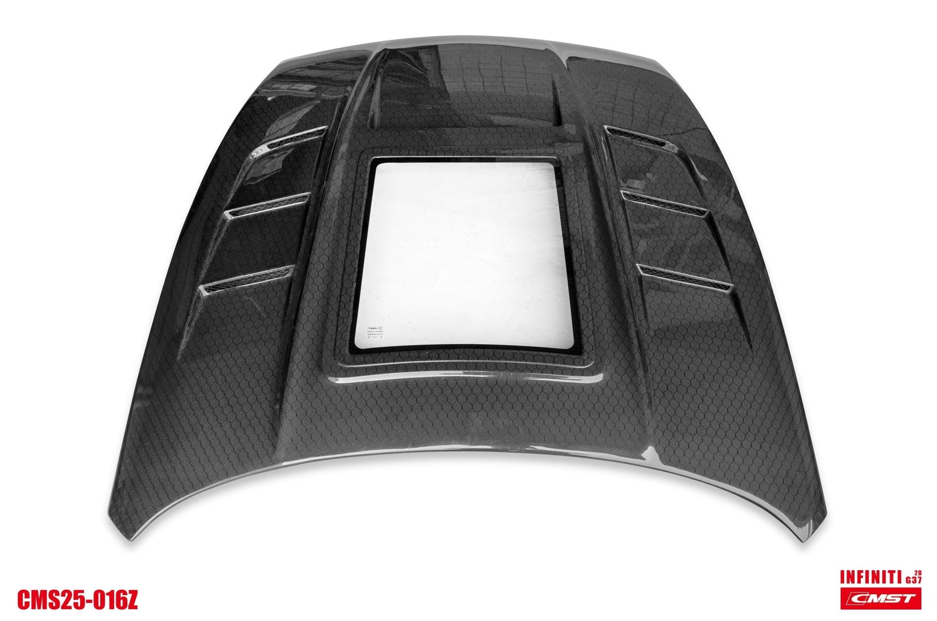 CMST Tuning Carbon Fiber Hood with Tempered Glass for Nissan 370Z Z34 Fairlady Z - Image 27