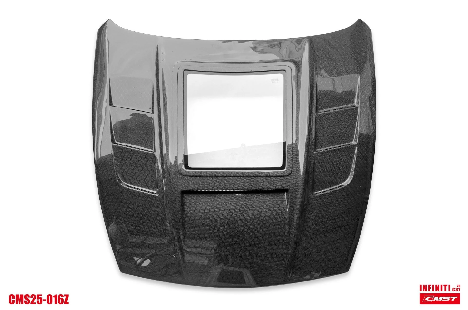CMST Tuning Carbon Fiber Hood with Tempered Glass for Nissan 370Z Z34 Fairlady Z - Image 32