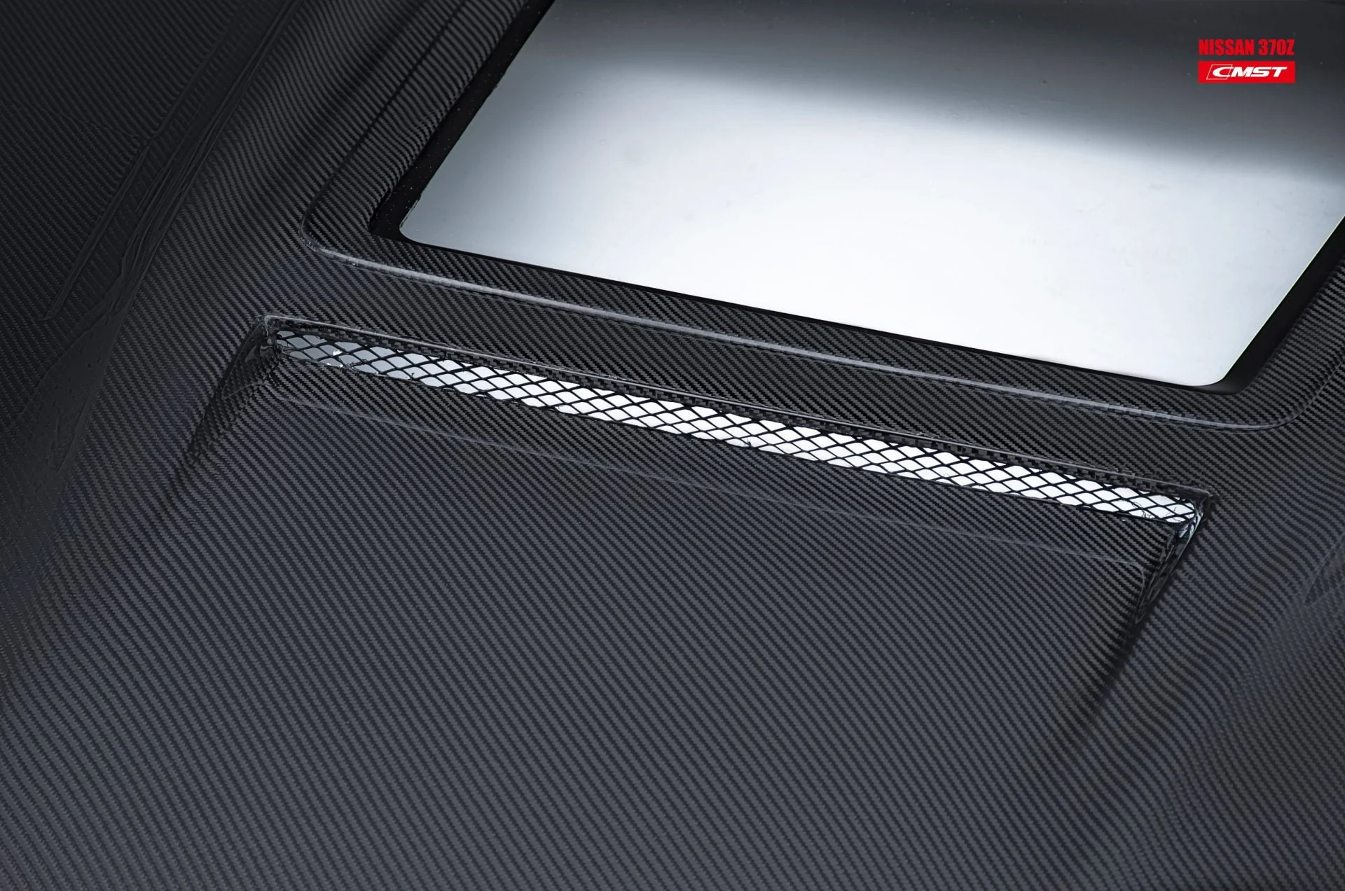 CMST Tuning Carbon Fiber Hood with Tempered Glass for Nissan 370Z Z34 Fairlady Z - Image 8