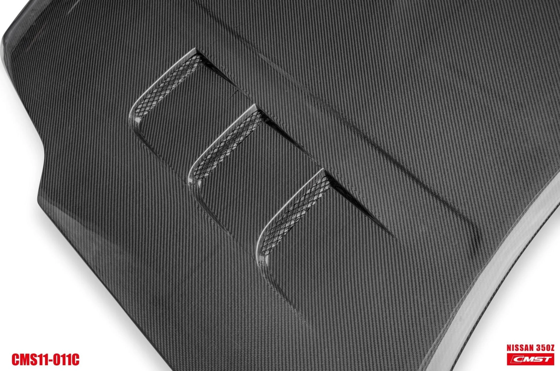 CMST Tuning Carbon Fiber Hood With Vent ver.2 for Nissan 350Z Z33 Fairlady Z Vented - Image 4