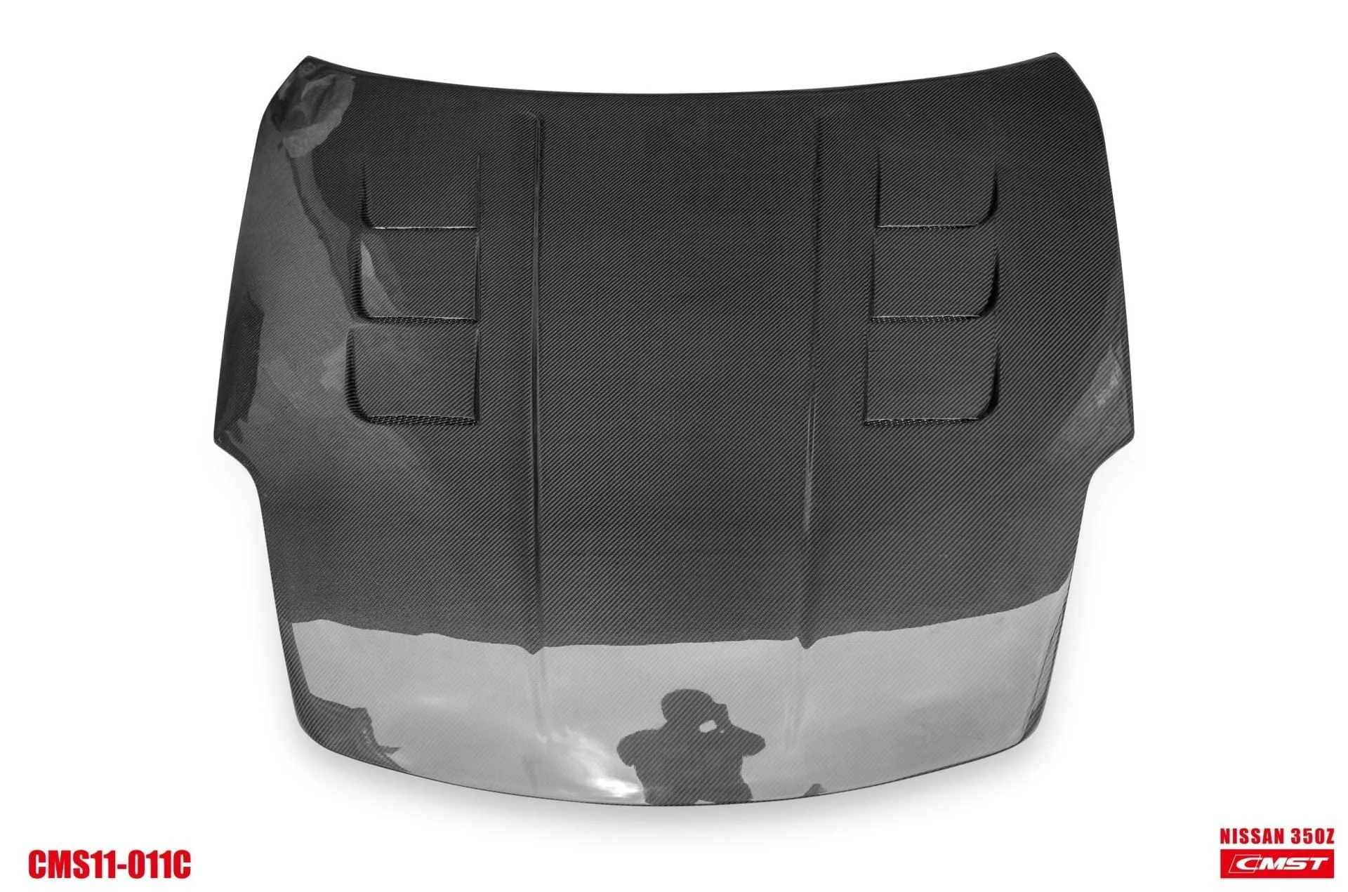 CMST Tuning Carbon Fiber Hood With Vent ver.2 for Nissan 350Z Z33 Fairlady Z Vented - Image 5