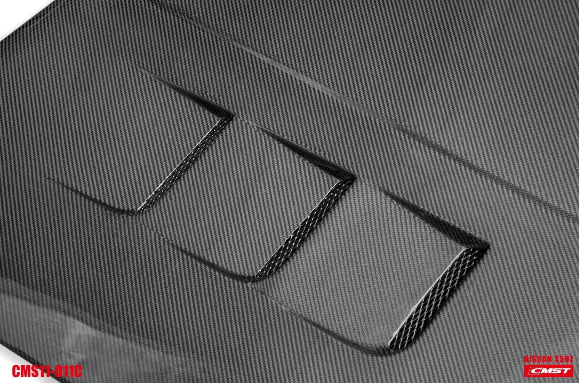 CMST Tuning Carbon Fiber Hood With Vent ver.2 for Nissan 350Z Z33 Fairlady Z Vented - Image 7