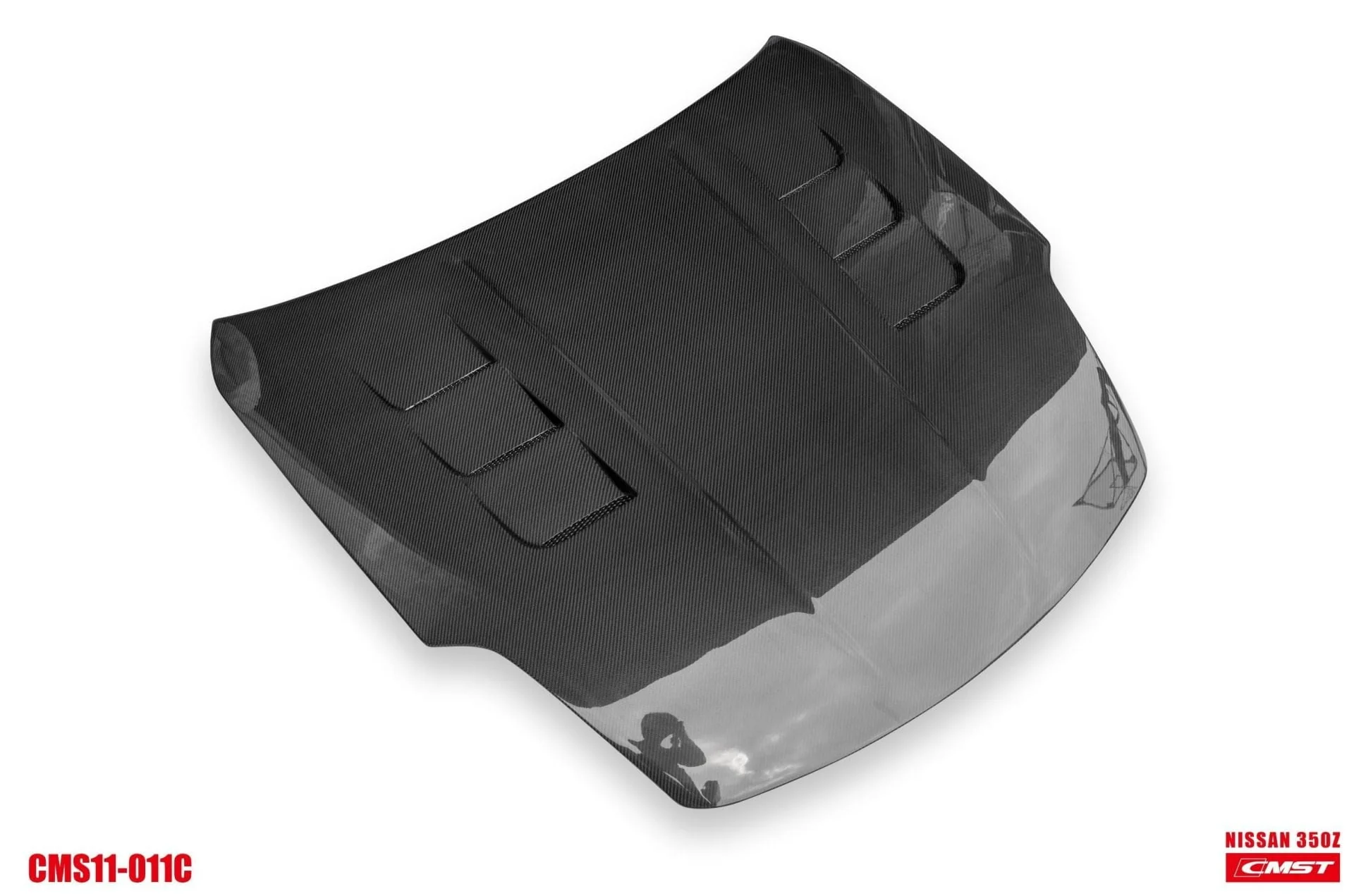 CMST Tuning Carbon Fiber Hood With Vent ver.2 for Nissan 350Z Z33 Fairlady Z Vented - Image 8