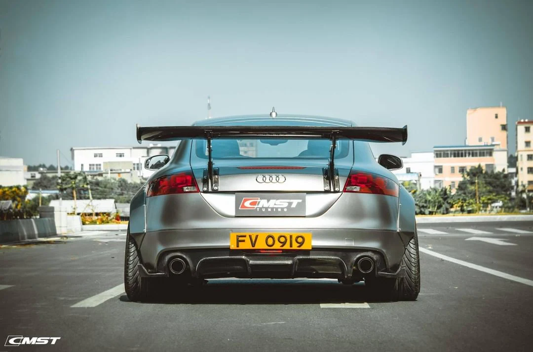 CMST Tuning Carbon Fiber Rear Spoiler Wing For Audi TT TTS MK2 8J 2007-2015 - Image 9