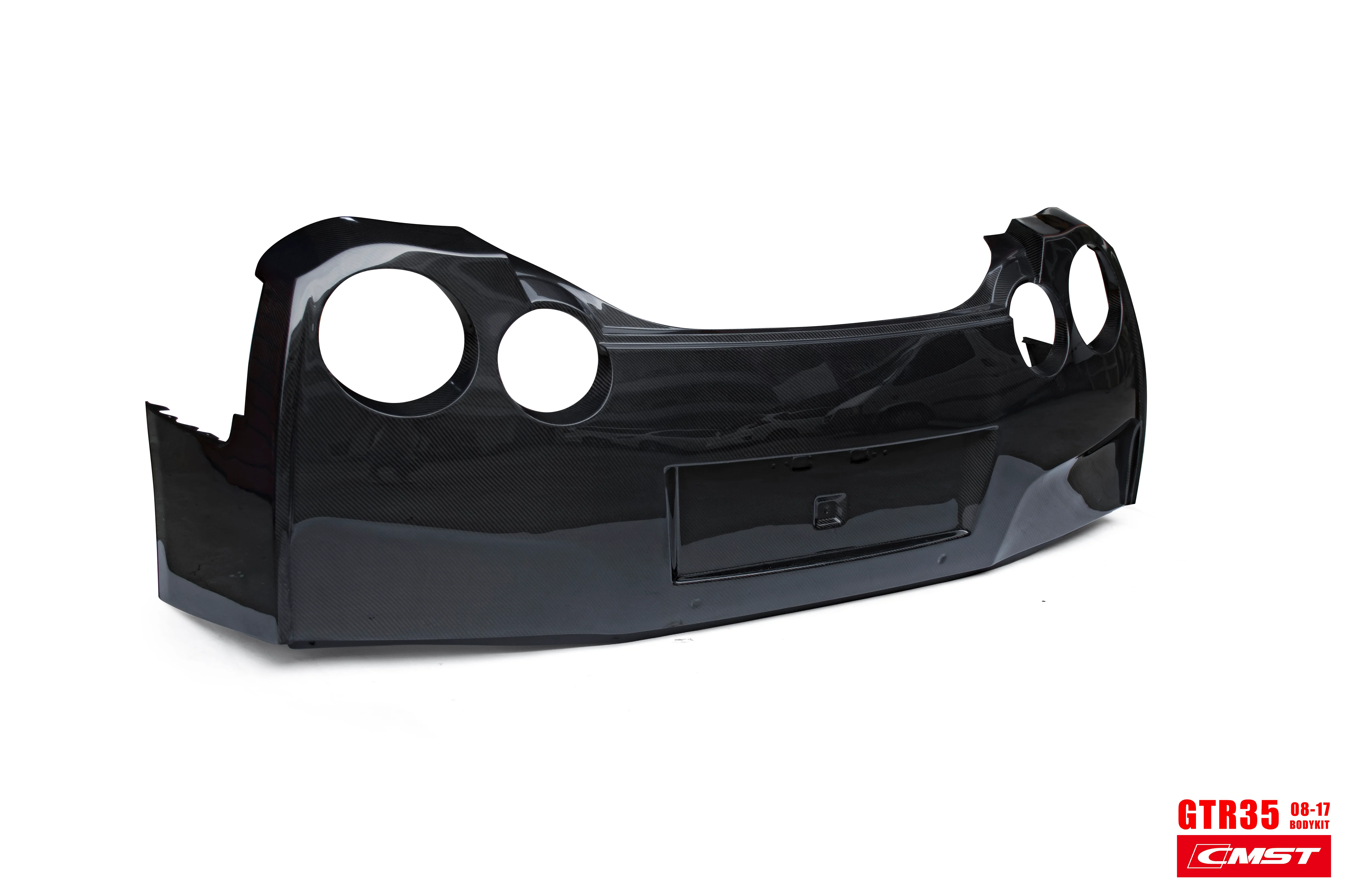 CMST Tuning  Facelift Conversion Partial Carbon Fiber Rear Bumper & Rear Diffuser 4 Pcs for Nissan GTR GT-R R35 2008-2016 - Image 6