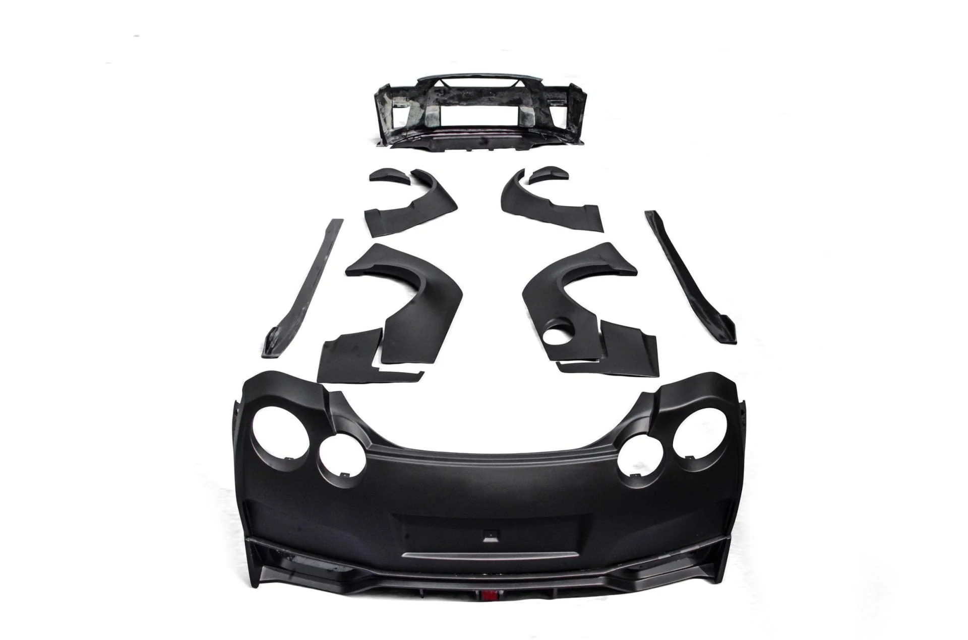 CMST Tuning  Facelift Conversion Partial Carbon Fiber Rear Bumper & Rear Diffuser 4 Pcs for Nissan GTR GT-R R35 2008-2016 - Image 8