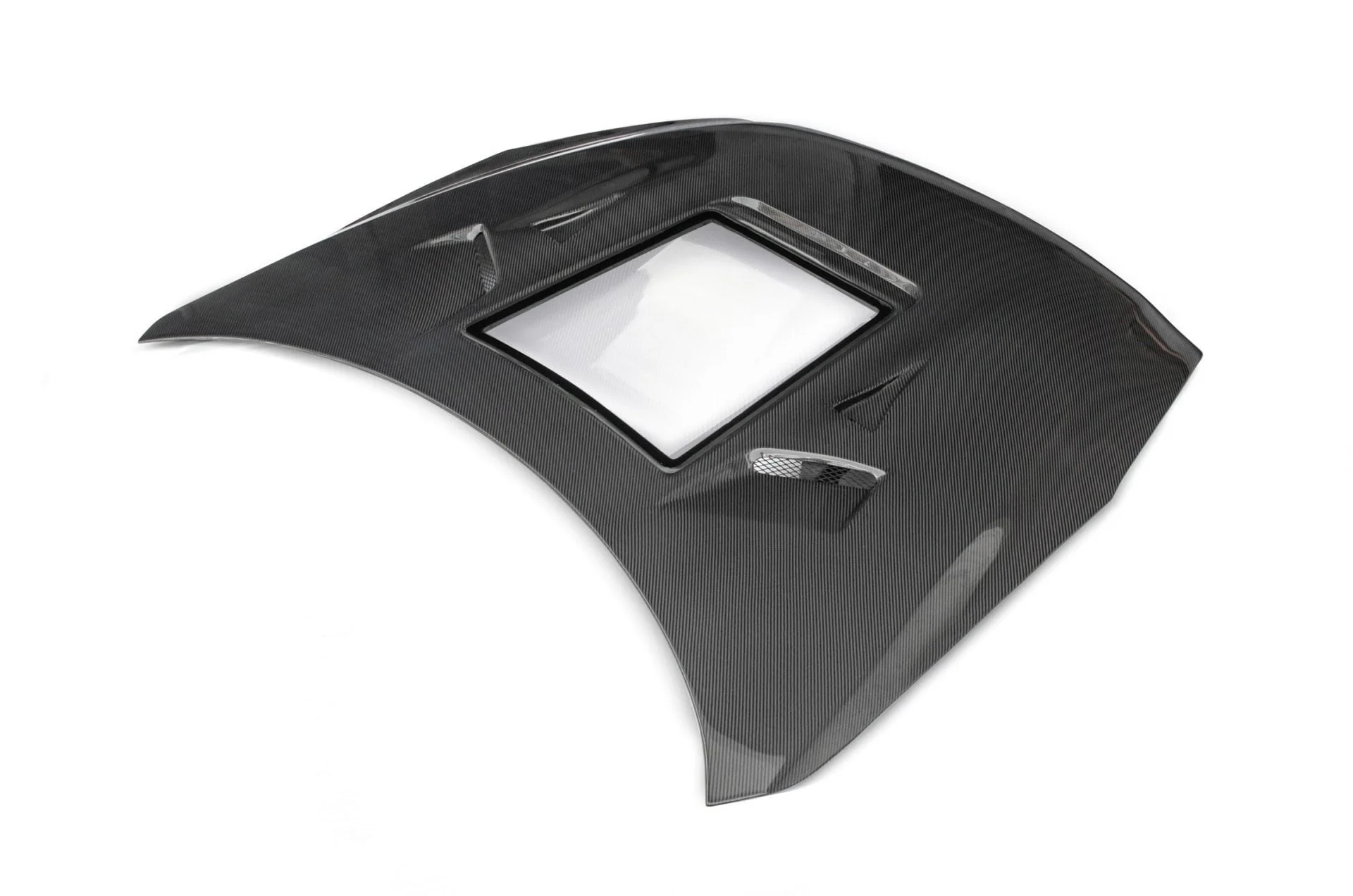 CMST Tuning Nissan GTR GT-R R35 2008-2016 Carbon Fiber Tempered Glass Transparent Hood Window See Through - Image 14