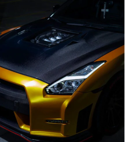 CMST Tuning Nissan GTR GT-R R35 2008-2016 Carbon Fiber Tempered Glass Transparent Hood Window See Through - Image 21