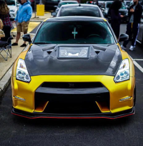 CMST Tuning Nissan GTR GT-R R35 2008-2016 Carbon Fiber Tempered Glass Transparent Hood Window See Through - Image 22