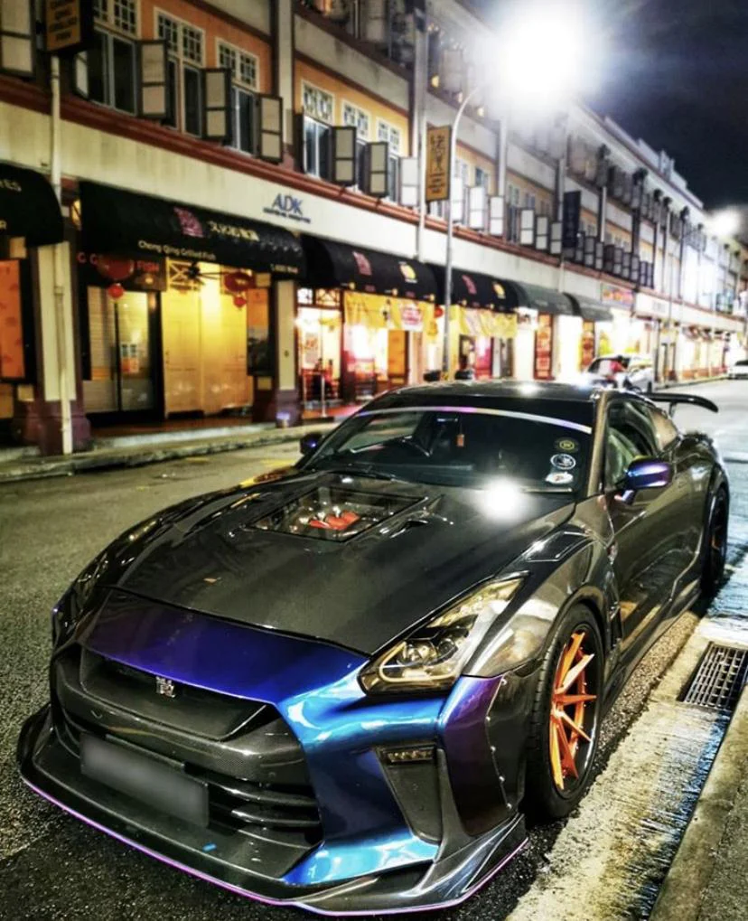 CMST Tuning Nissan GTR GT-R R35 2008-2016 Carbon Fiber Tempered Glass Transparent Hood Window See Through - Image 6