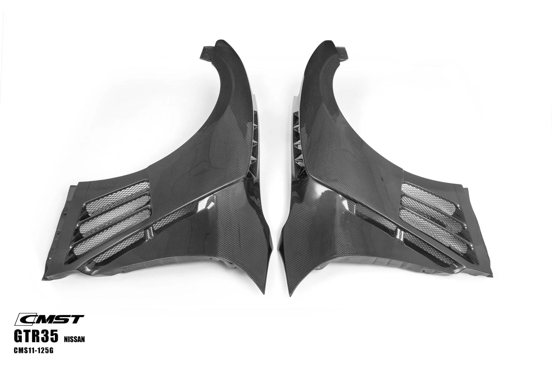 CMST Tuning Pre-preg Carbon Fiber Front Fenders for Nissan GTR GT-R R35 2008-2022 (Pair) - Image 10