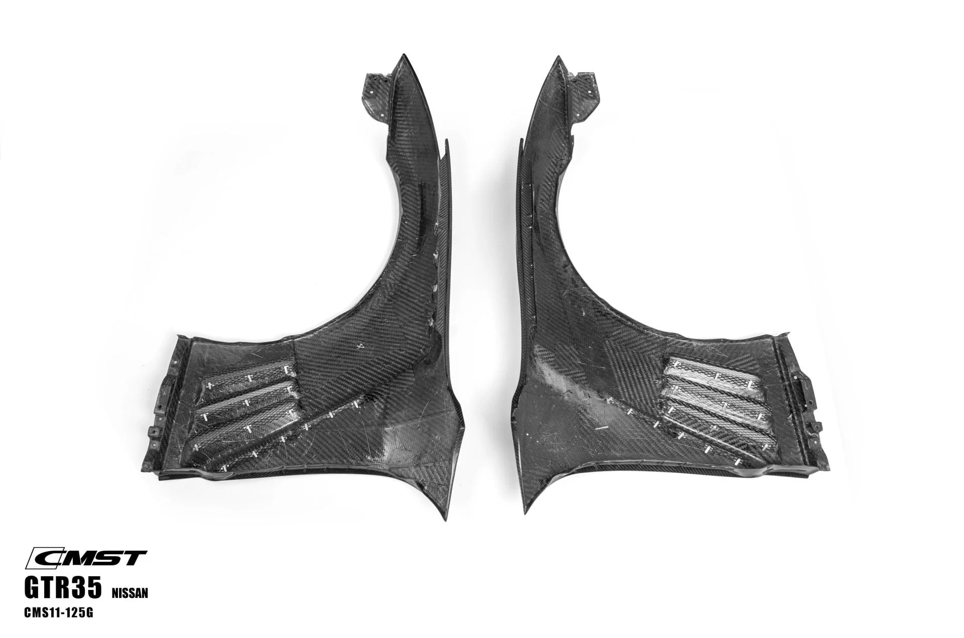 CMST Tuning Pre-preg Carbon Fiber Front Fenders for Nissan GTR GT-R R35 2008-2022 (Pair) - Image 11