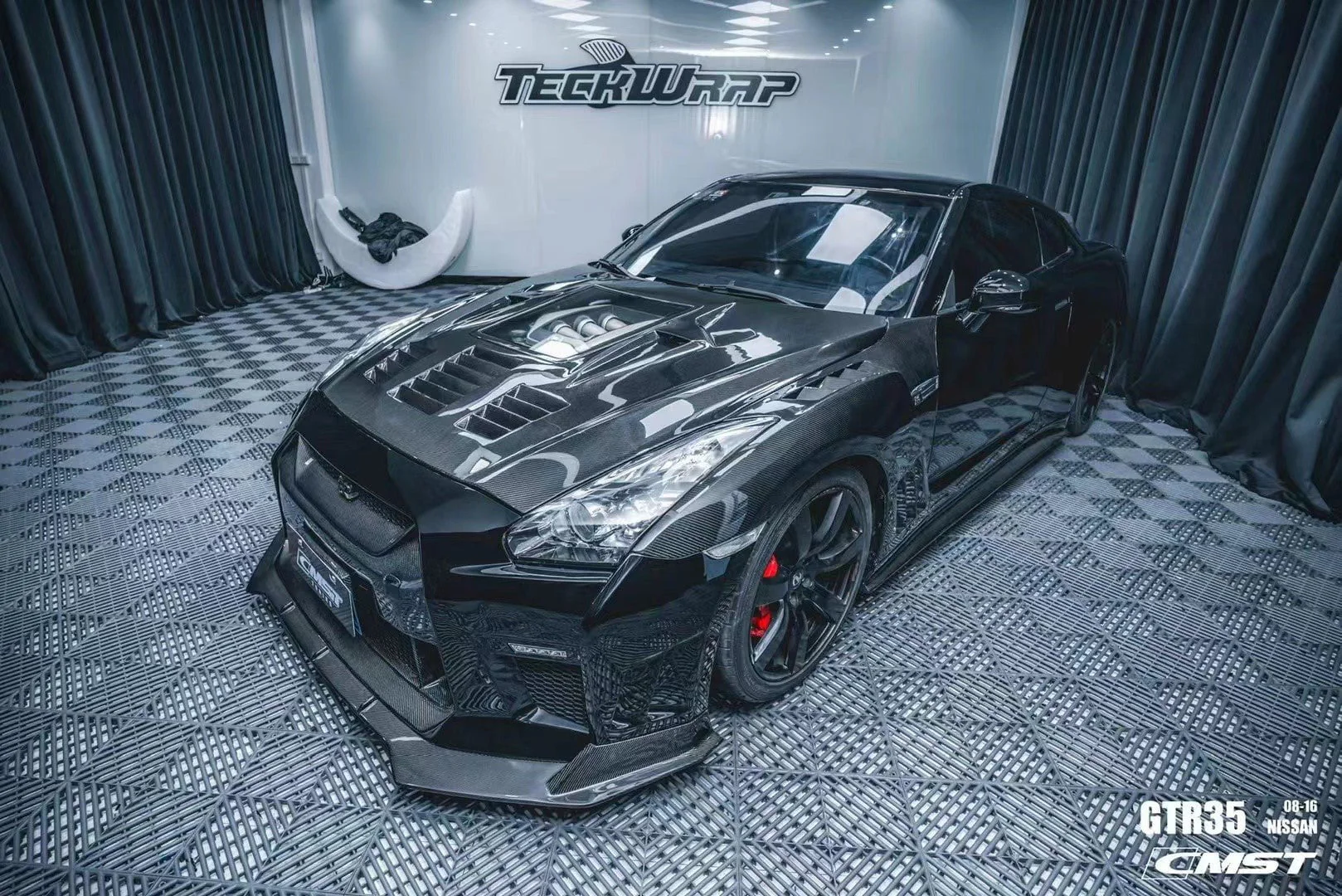 CMST Tuning Pre-preg Carbon Fiber Front Fenders for Nissan GTR GT-R R35 2008-2022 (Pair) - Image 6
