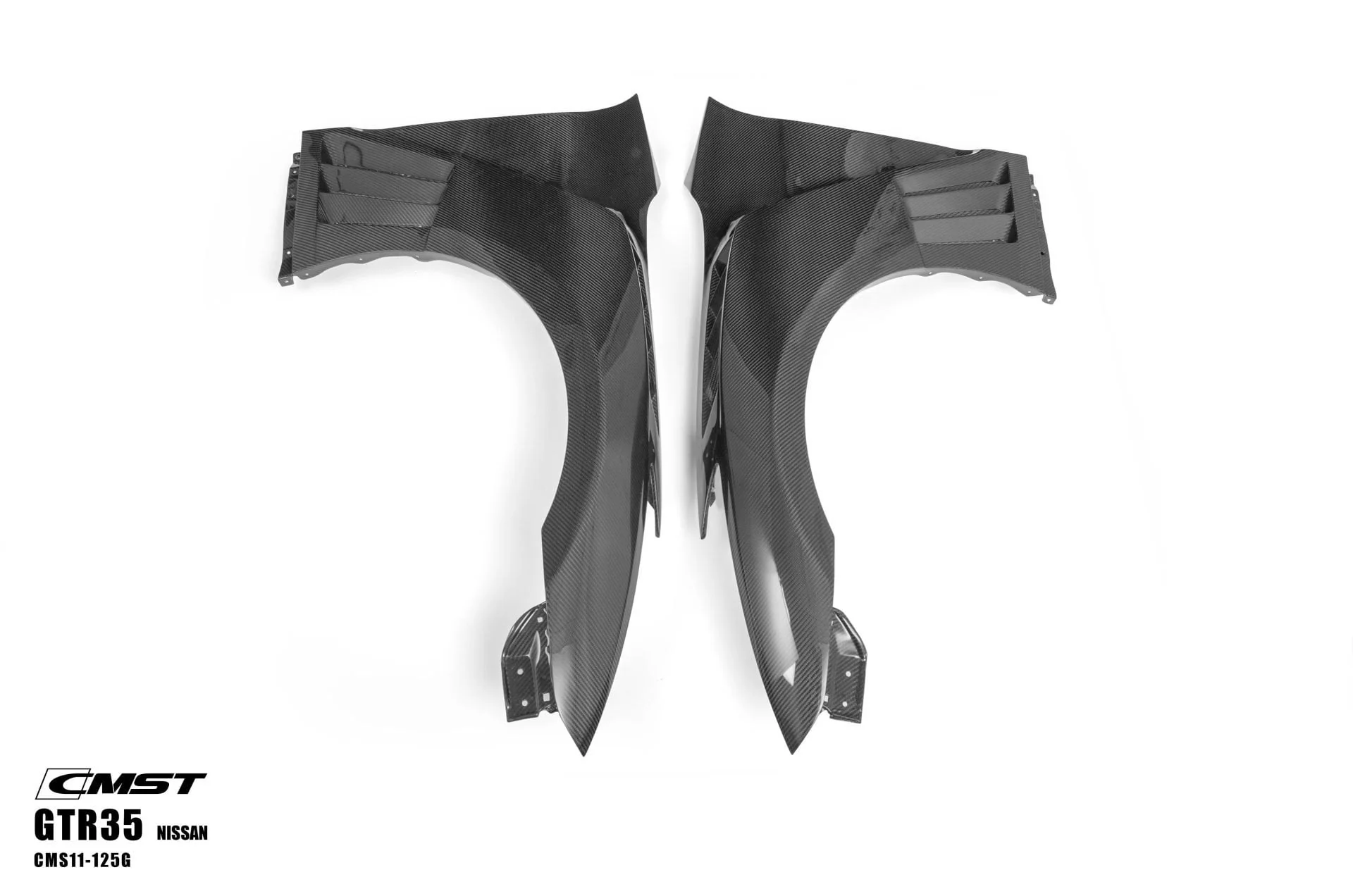CMST Tuning Pre-preg Carbon Fiber Front Fenders for Nissan GTR GT-R R35 2008-2022 (Pair) - Image 9
