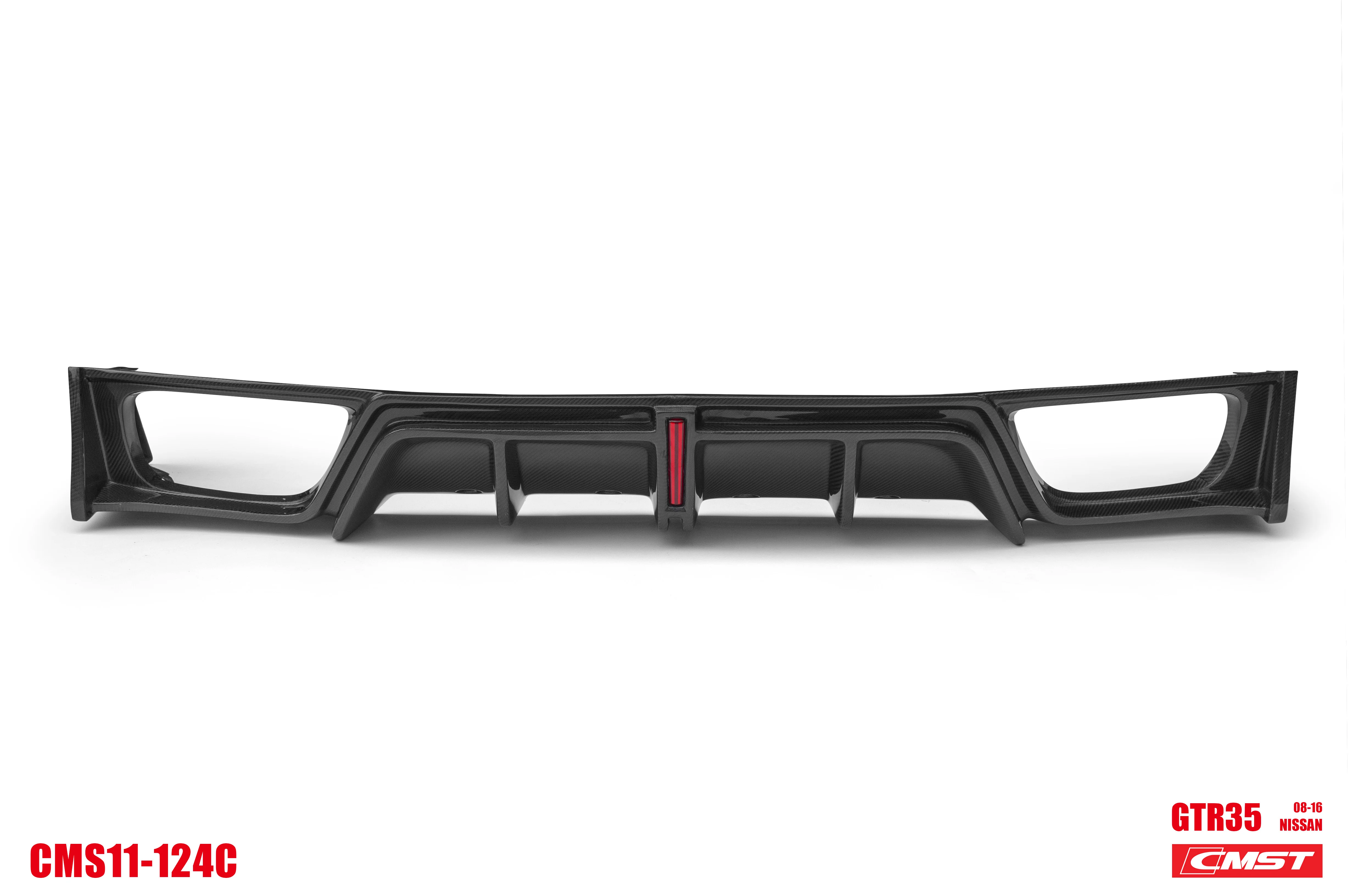 CMST Tuning Rear Bumper & Rear Diffuser Ver.2 for Nissan GTR GT-R R35 2008-2016 Carbon Fiber / FRP - Image 7