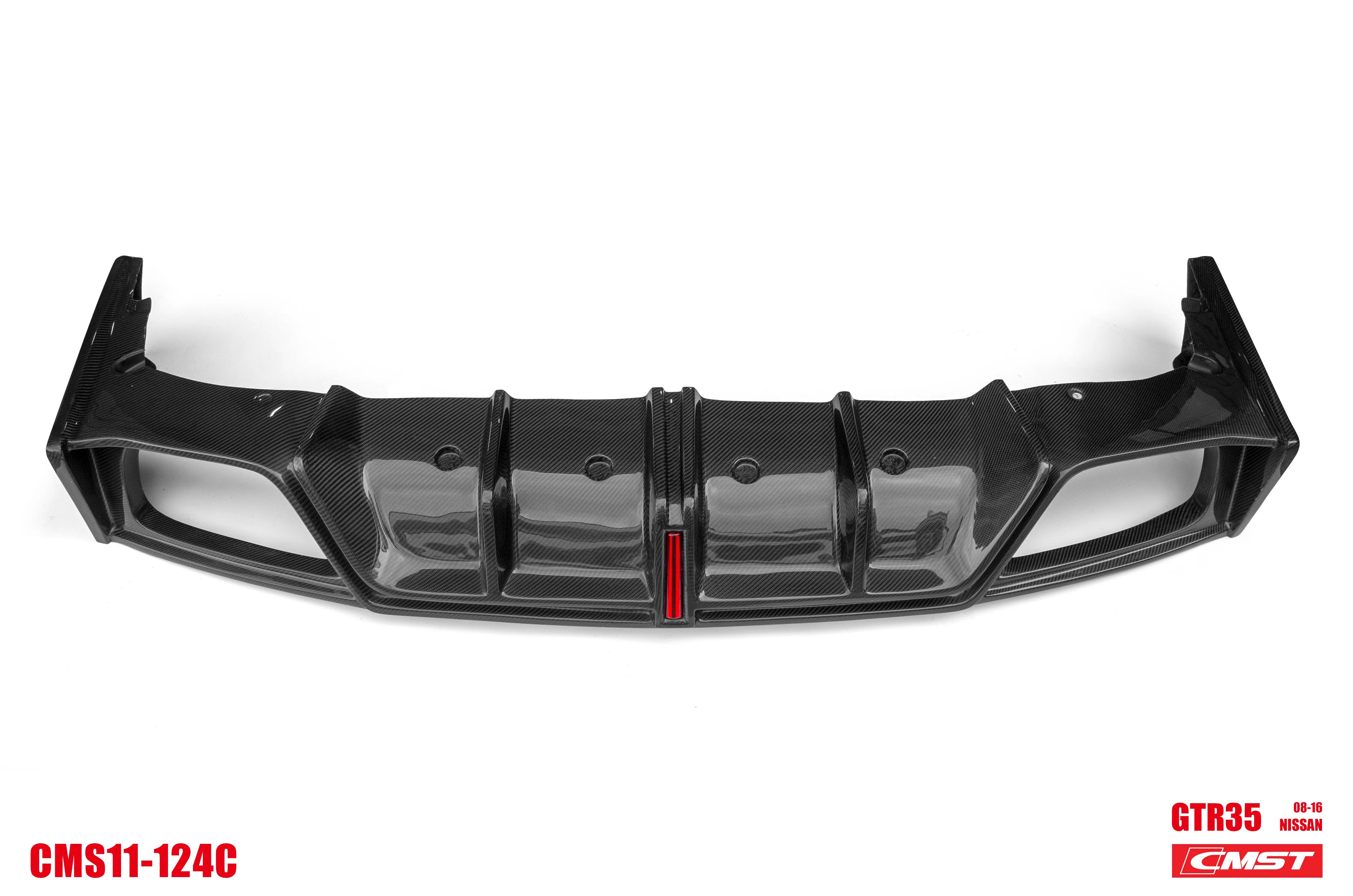 CMST Tuning Rear Bumper & Rear Diffuser Ver.2 for Nissan GTR GT-R R35 2008-2016 Carbon Fiber / FRP - Image 8