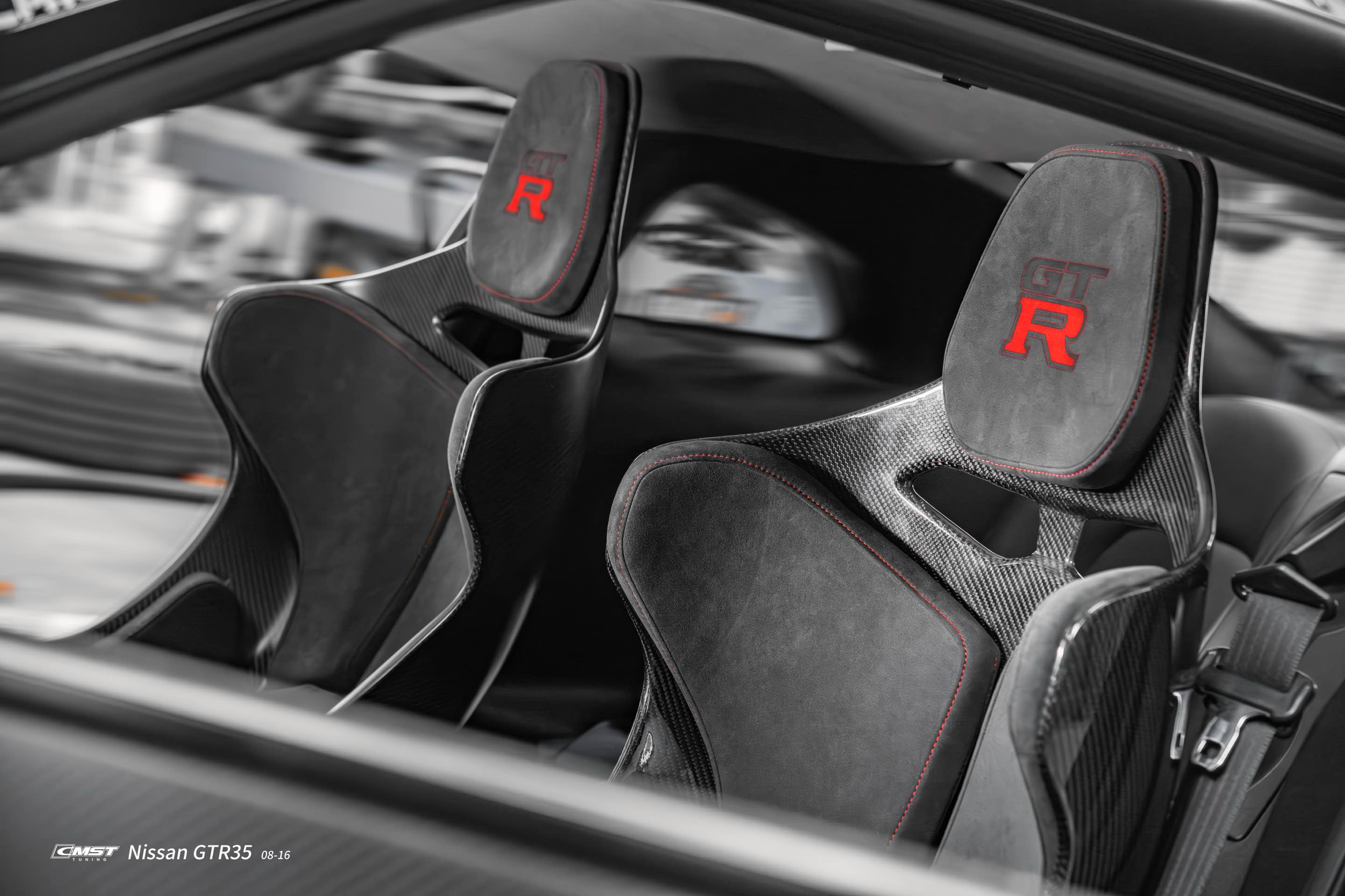 CMST Tuning Senna Style Seat for Nissan GTR R35 CBA DBA EBA 2008-2024 Dry Pre-preg Carbon Fiber - Image 10