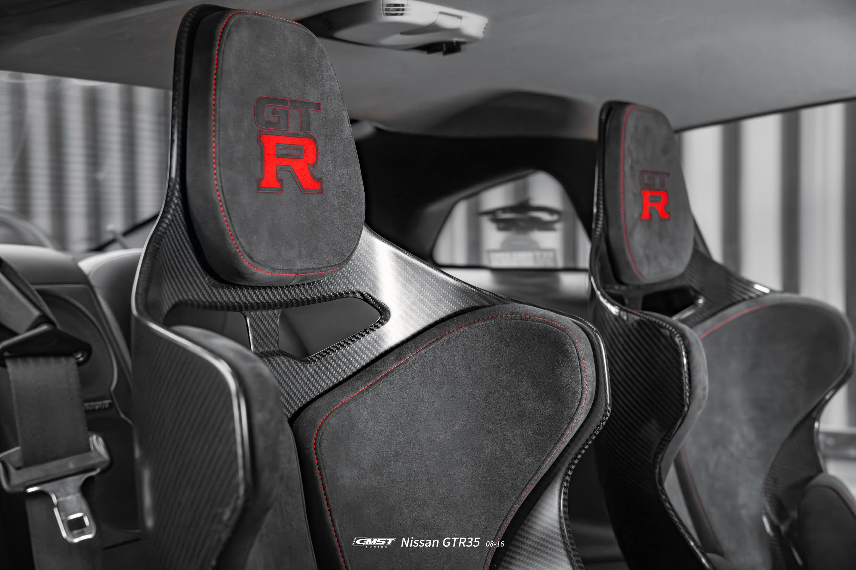 CMST Tuning Senna Style Seat for Nissan GTR R35 CBA DBA EBA 2008-2024 Dry Pre-preg Carbon Fiber - Image 8
