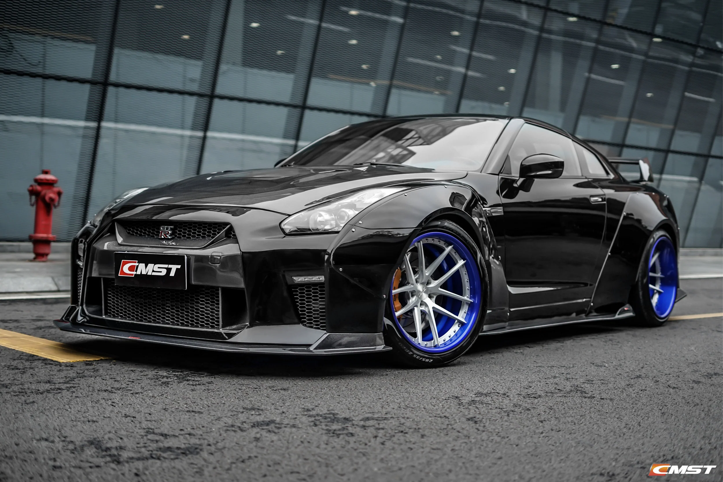 CMST Wide Body Wheel Arch (8 pieces) for Nissan GTR GT-R R35 2008-2016 - Image 12