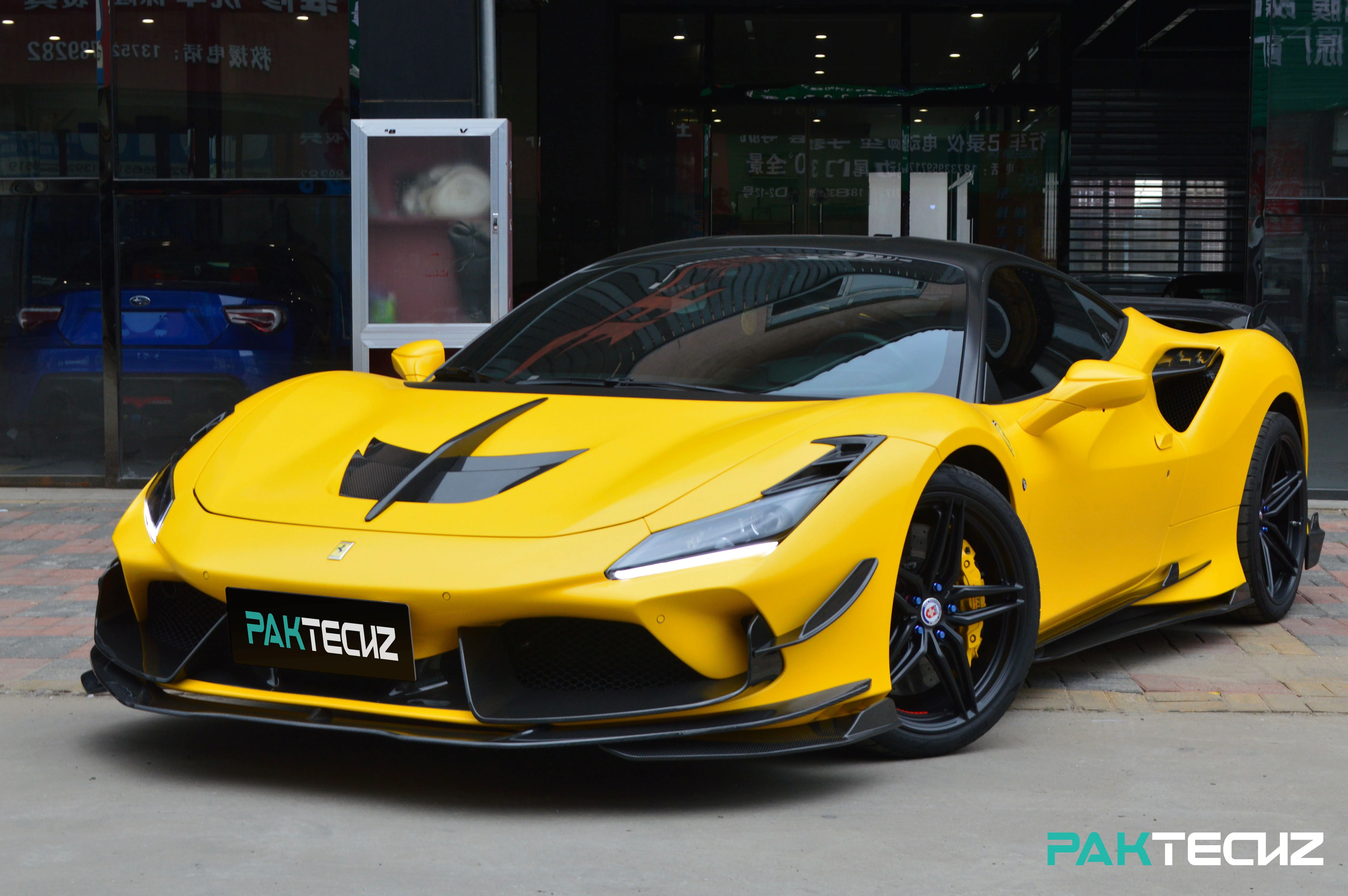 Ferrari F8 Paktechz Full Dry Carbon Aerodynamics kit - Image 14