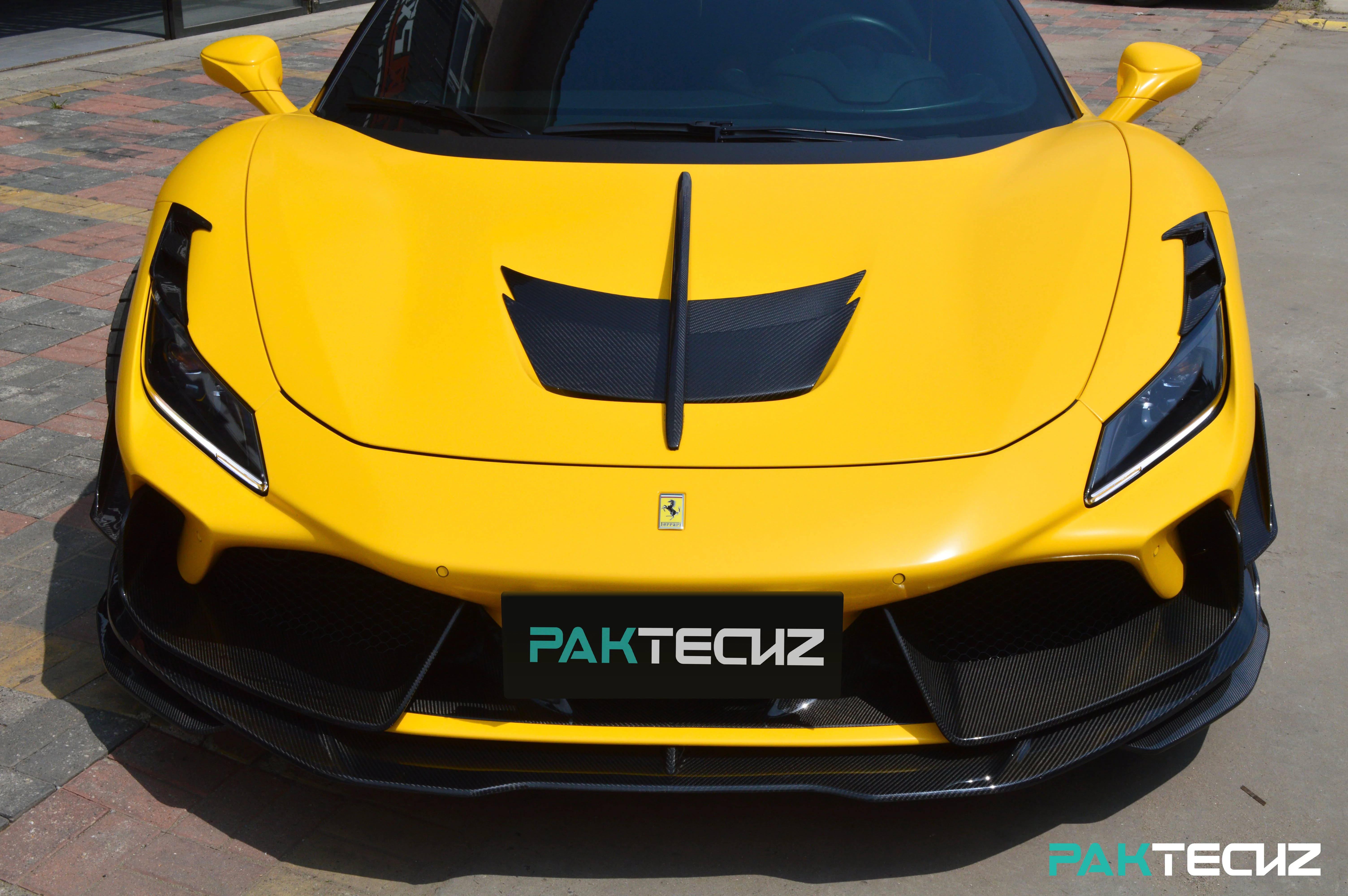 Ferrari F8 Paktechz Full Dry Carbon Aerodynamics kit - Image 9