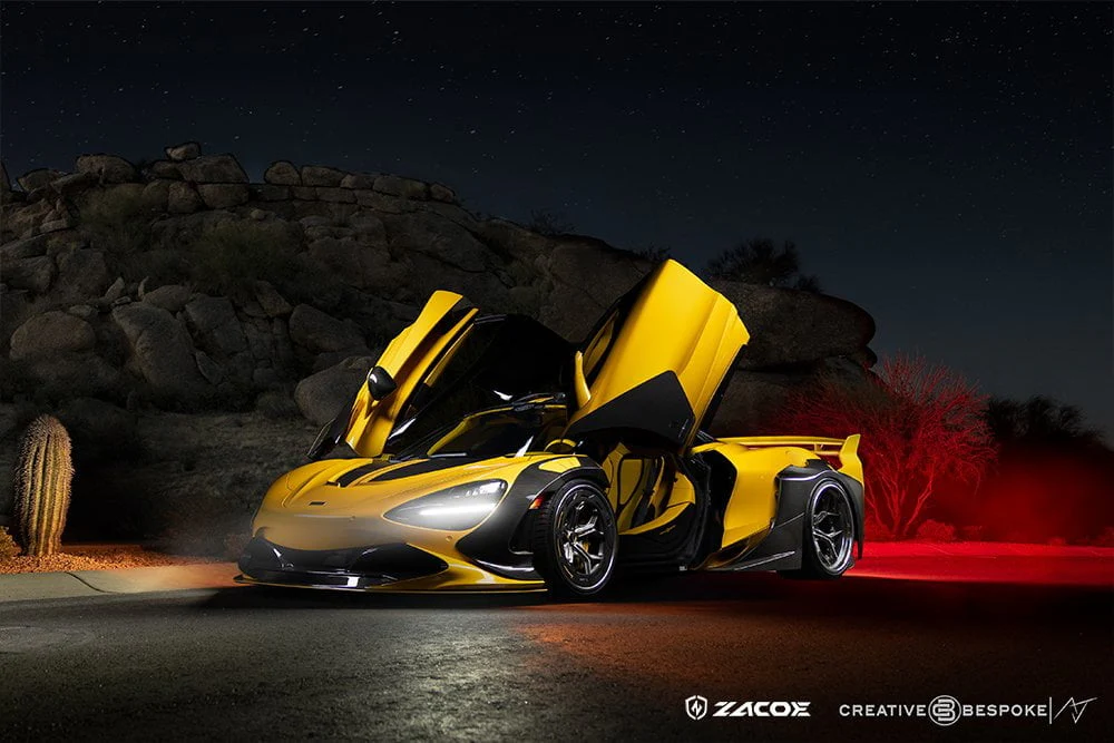 ZACOE McLaren 720s Galaxy Carbon Fibre Wide Body Kit (43pcs/set) - Image 13