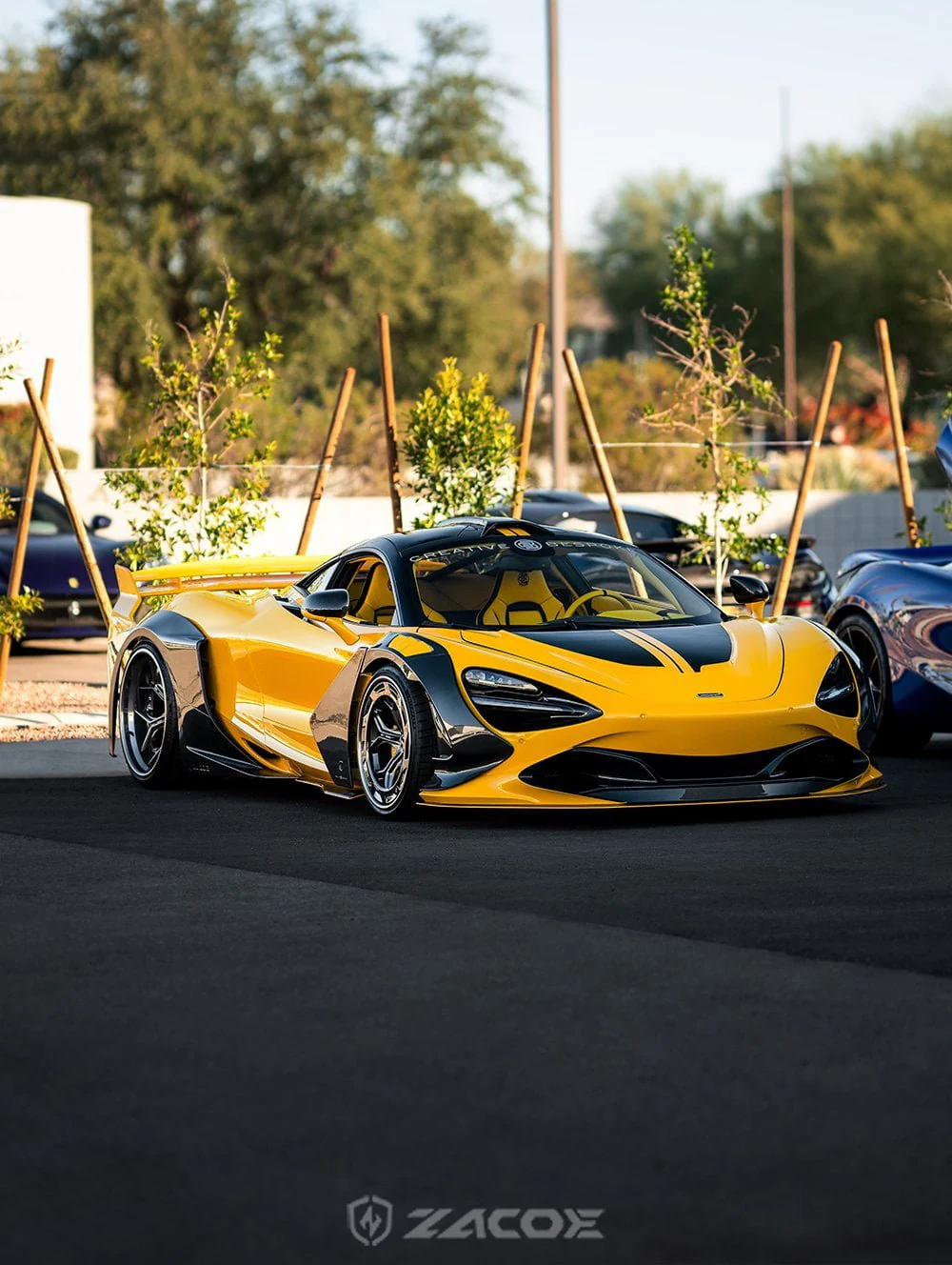 ZACOE McLaren 720s Galaxy Carbon Fibre Wide Body Kit (43pcs/set) - Image 40