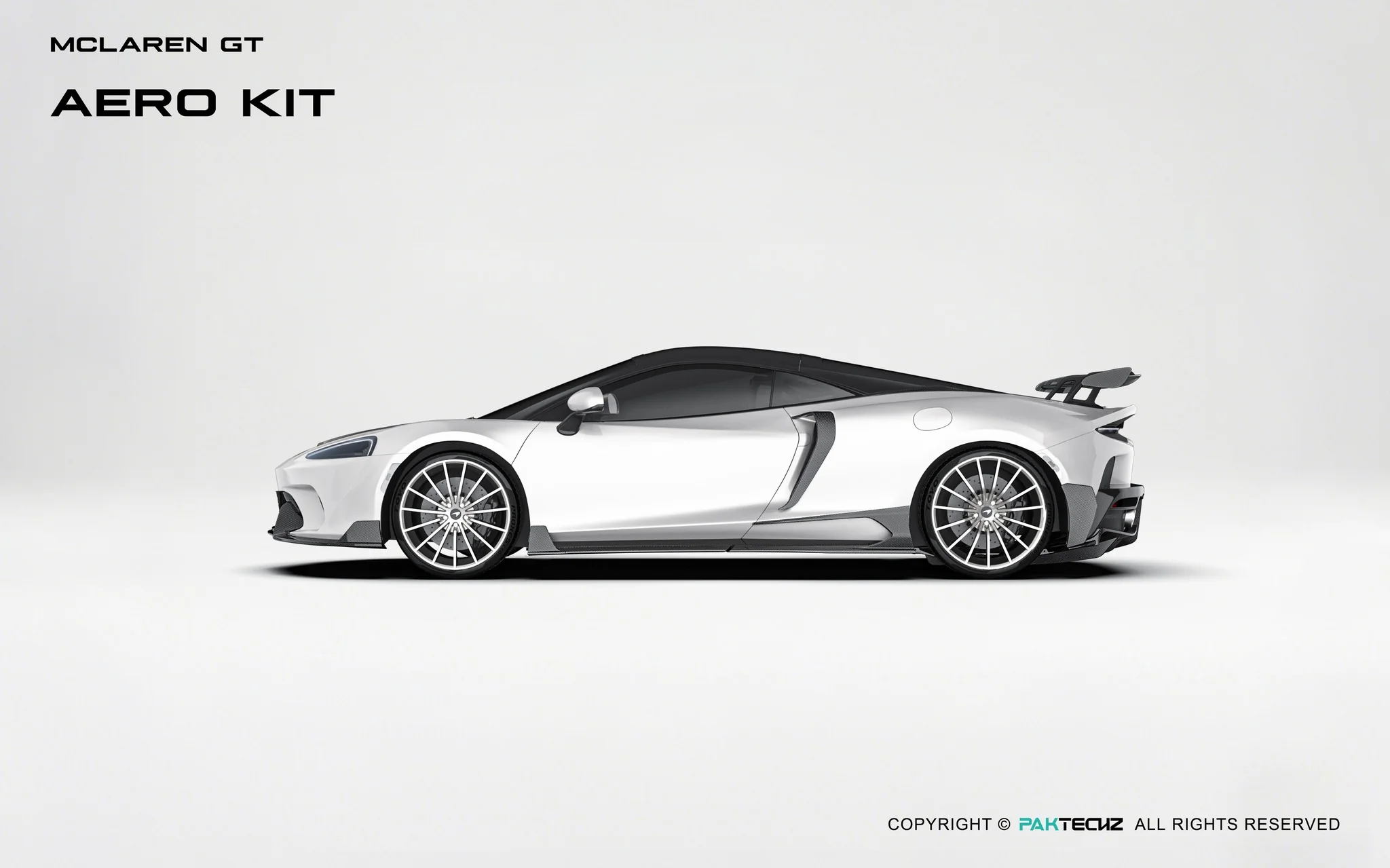 Mclaren GT Paktechz Full Dry Carbon Aerodynamics Kit - Image 10