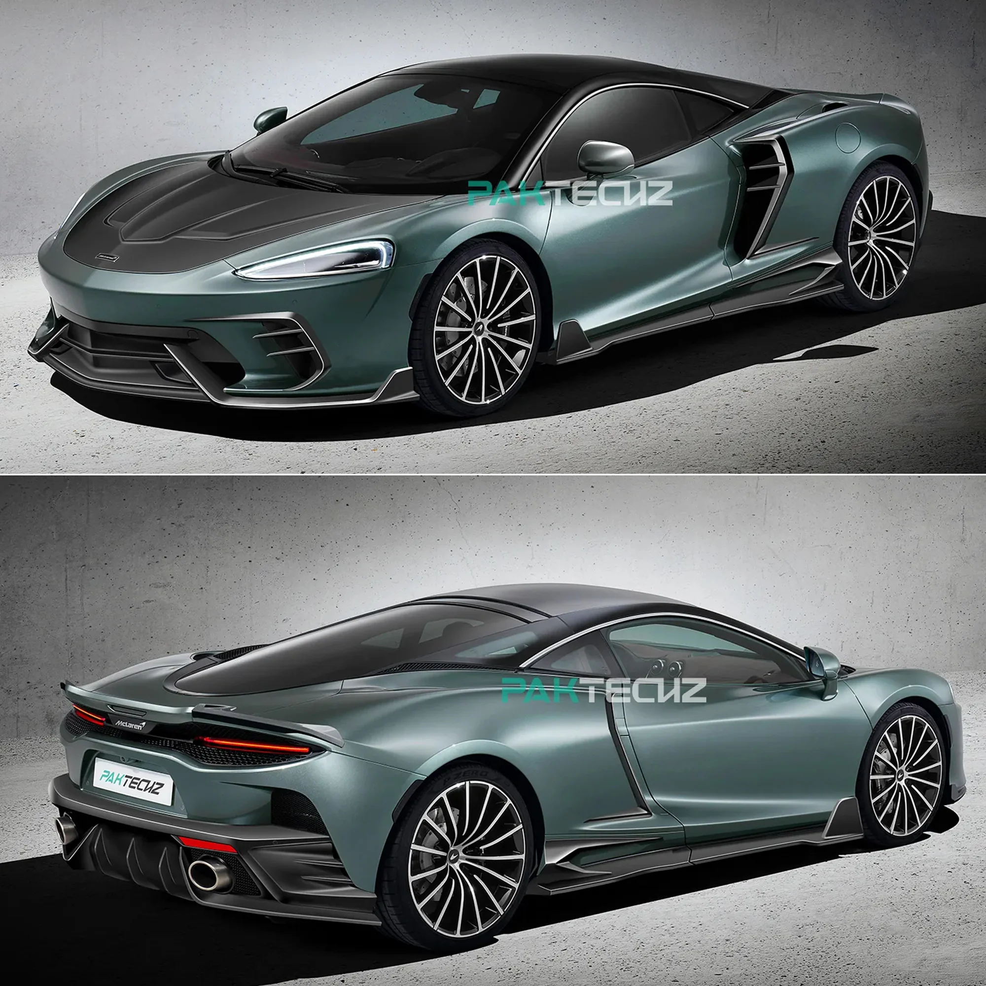 Mclaren GT Paktechz Full Dry Carbon Aerodynamics Kit - Image 3