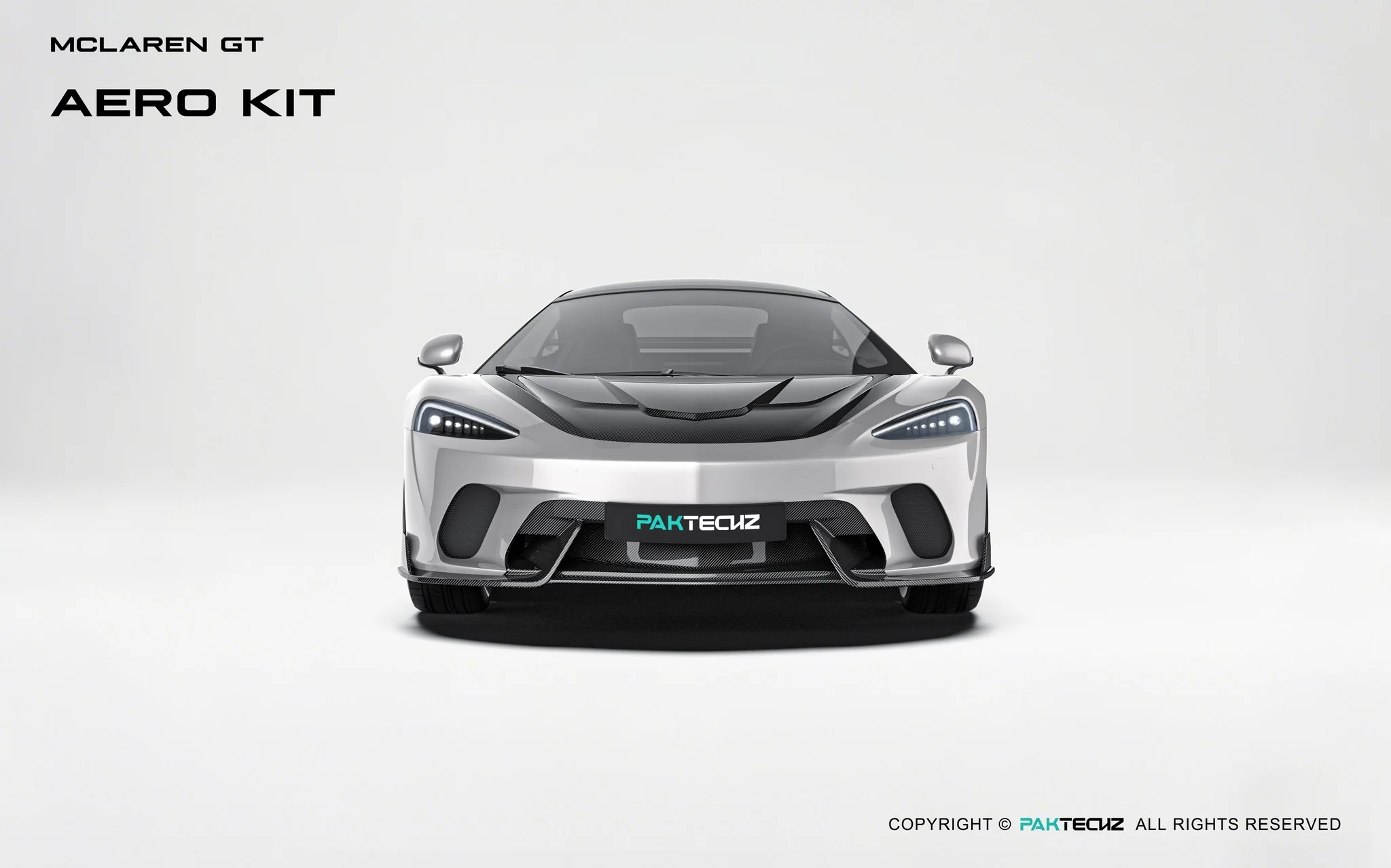 Mclaren GT Paktechz Full Dry Carbon Aerodynamics Kit - Image 6