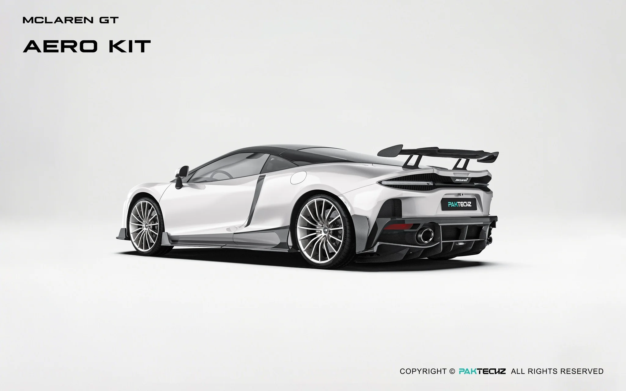 Mclaren GT Paktechz Full Dry Carbon Aerodynamics Kit - Image 7