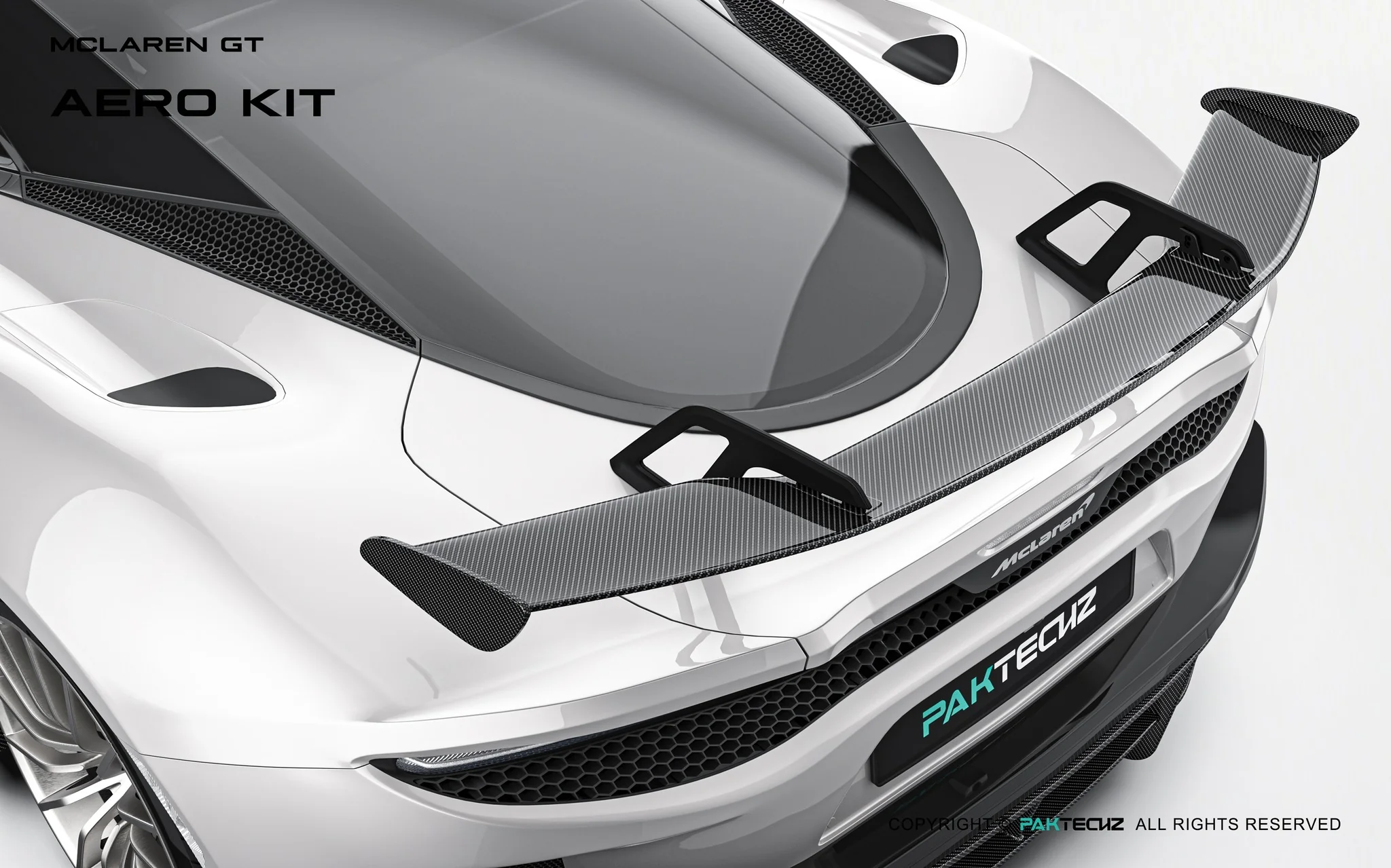 Mclaren GT Paktechz Full Dry Carbon Aerodynamics Kit - Image 8