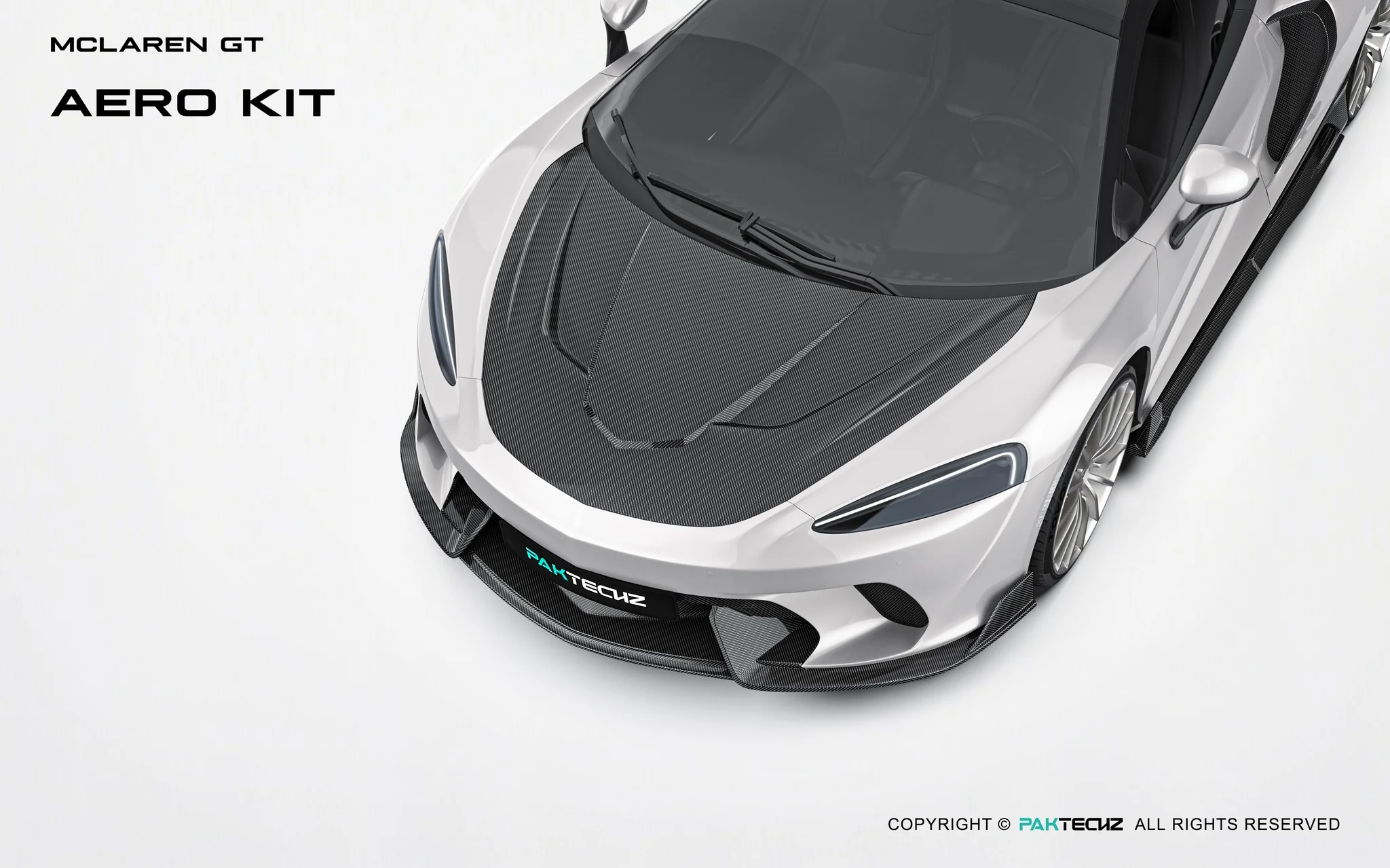 Mclaren GT Paktechz Full Dry Carbon Aerodynamics Kit - Image 9