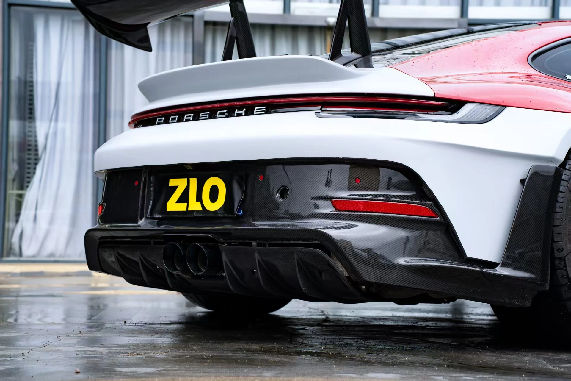 Porsche 911 992.1 Upgrade to GT3 RS Full PP Polypropylene + Dry-Carbon Fibre Conversion Kit - Image 10