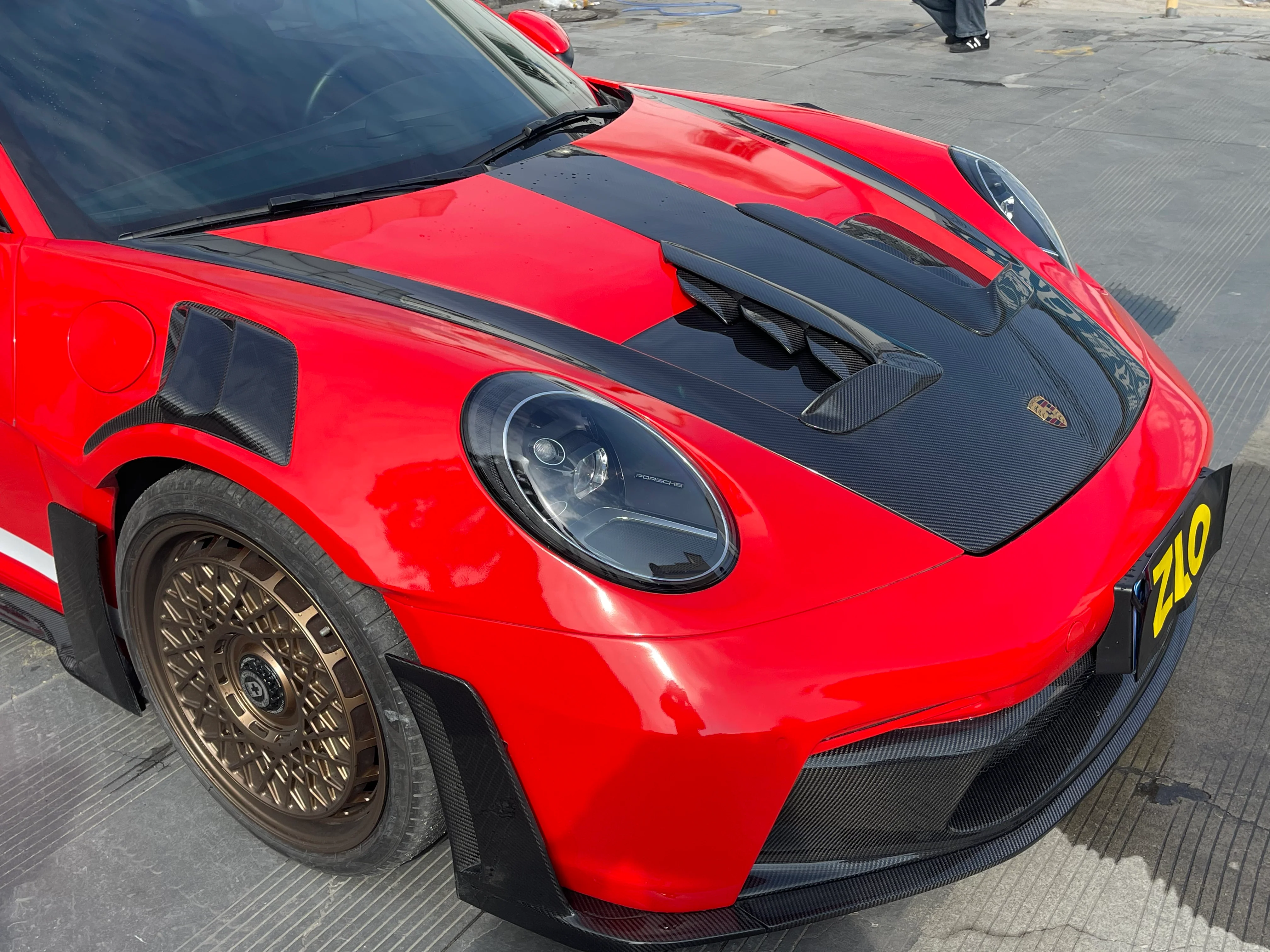 Porsche 911 992.1 Upgrade to GT3 RS Full PP Polypropylene + Dry-Carbon Fibre Conversion Kit - Image 33