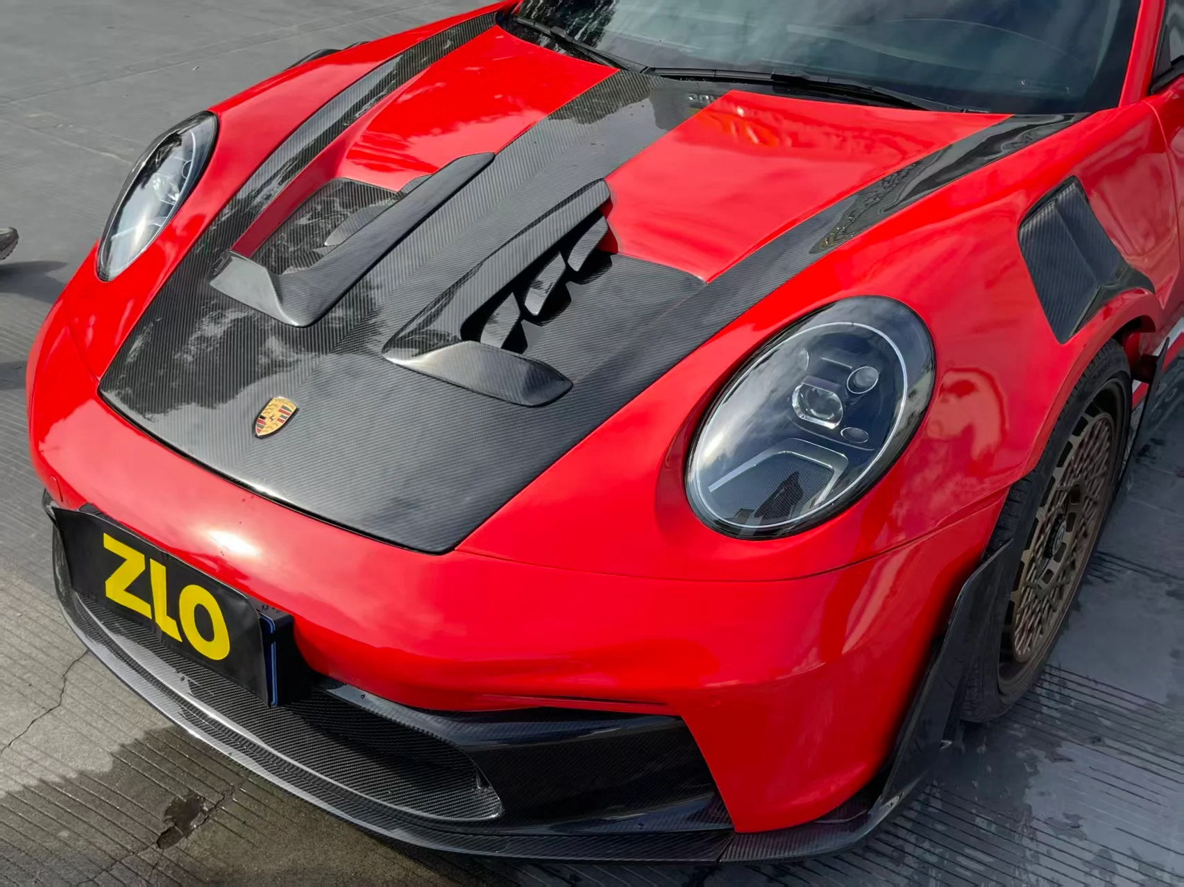 Porsche 911 992.1 Upgrade to GT3 RS Full PP Polypropylene + Dry-Carbon Fibre Conversion Kit - Image 34
