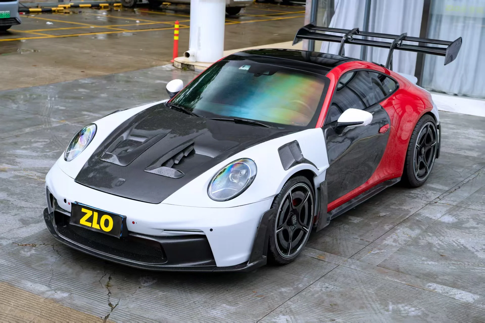 Porsche 911 992.1 Upgrade to GT3 RS Full PP Polypropylene + Dry-Carbon Fibre Conversion Kit - Image 7