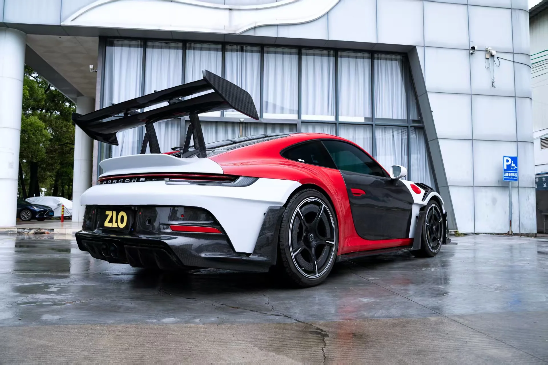 Porsche 911 992.1 Upgrade to GT3 RS Full PP Polypropylene + Dry-Carbon Fibre Conversion Kit - Image 9