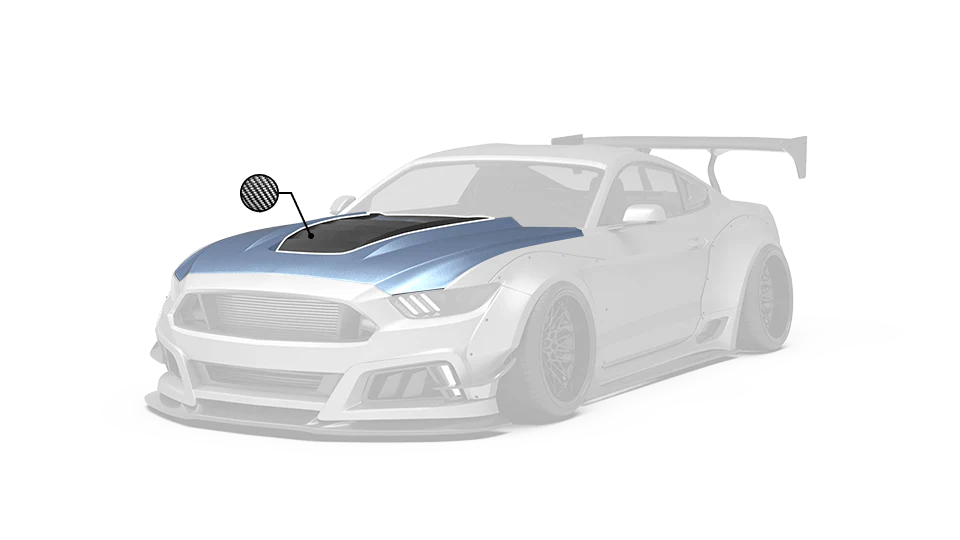 Robot Craftsman Ford Mustang V2 Hood / Bonnet (S550.1) - Image 2