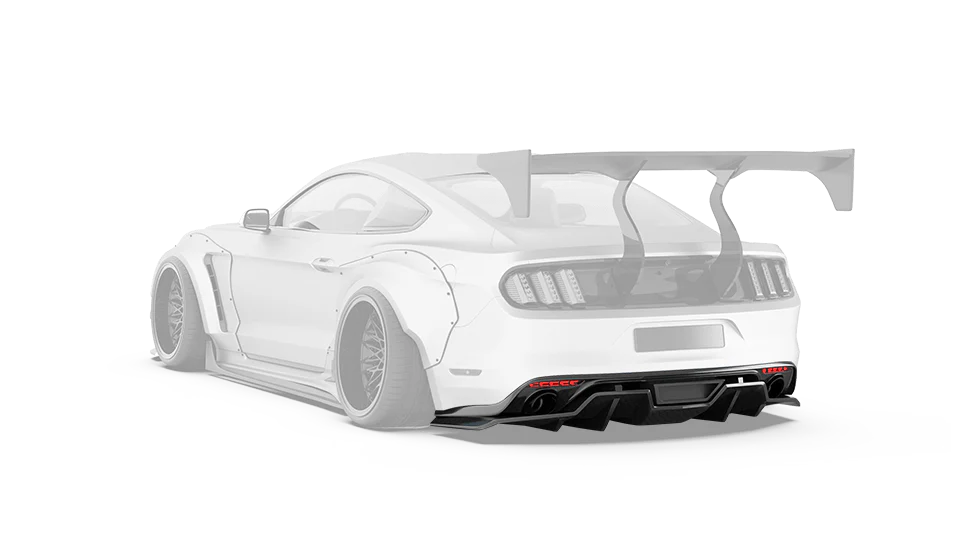 Robot Craftsman Ford Mustang V2 Rear Diffuser (S550.1)