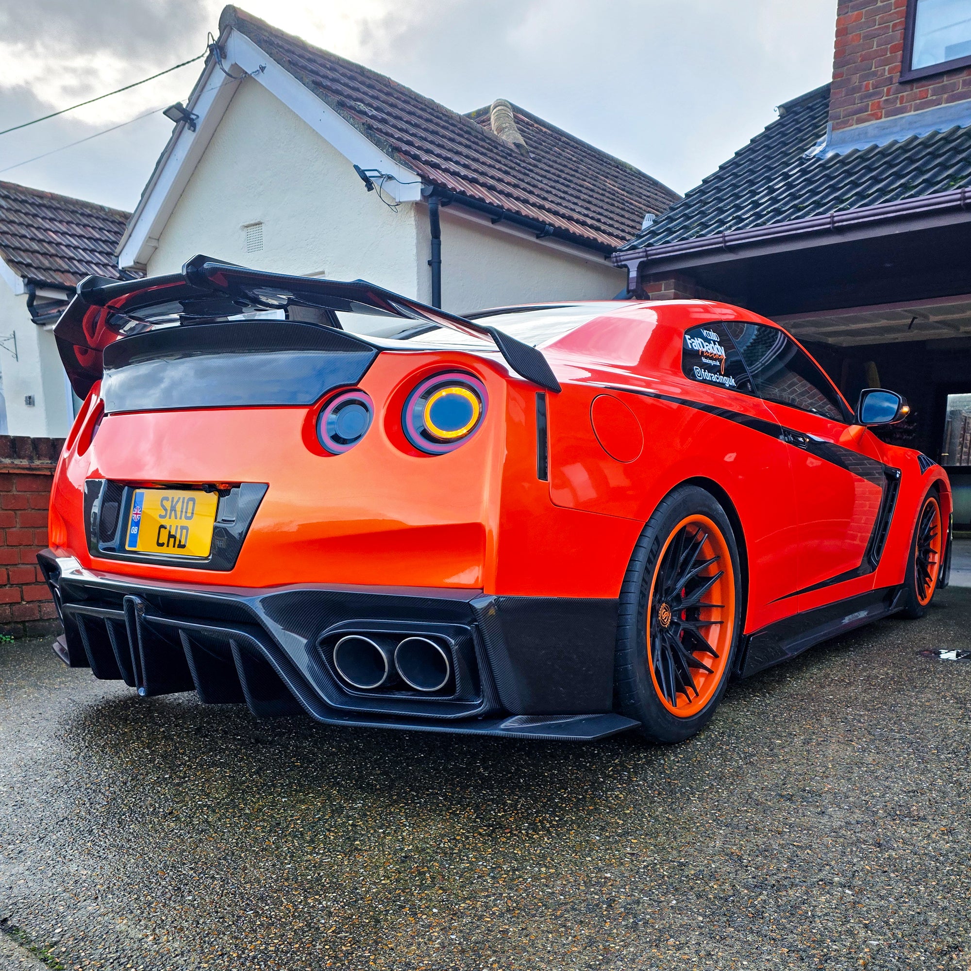 Robot Craftsman Nissan GTR Narrowbody R35 Rear Diffuser - Image 13