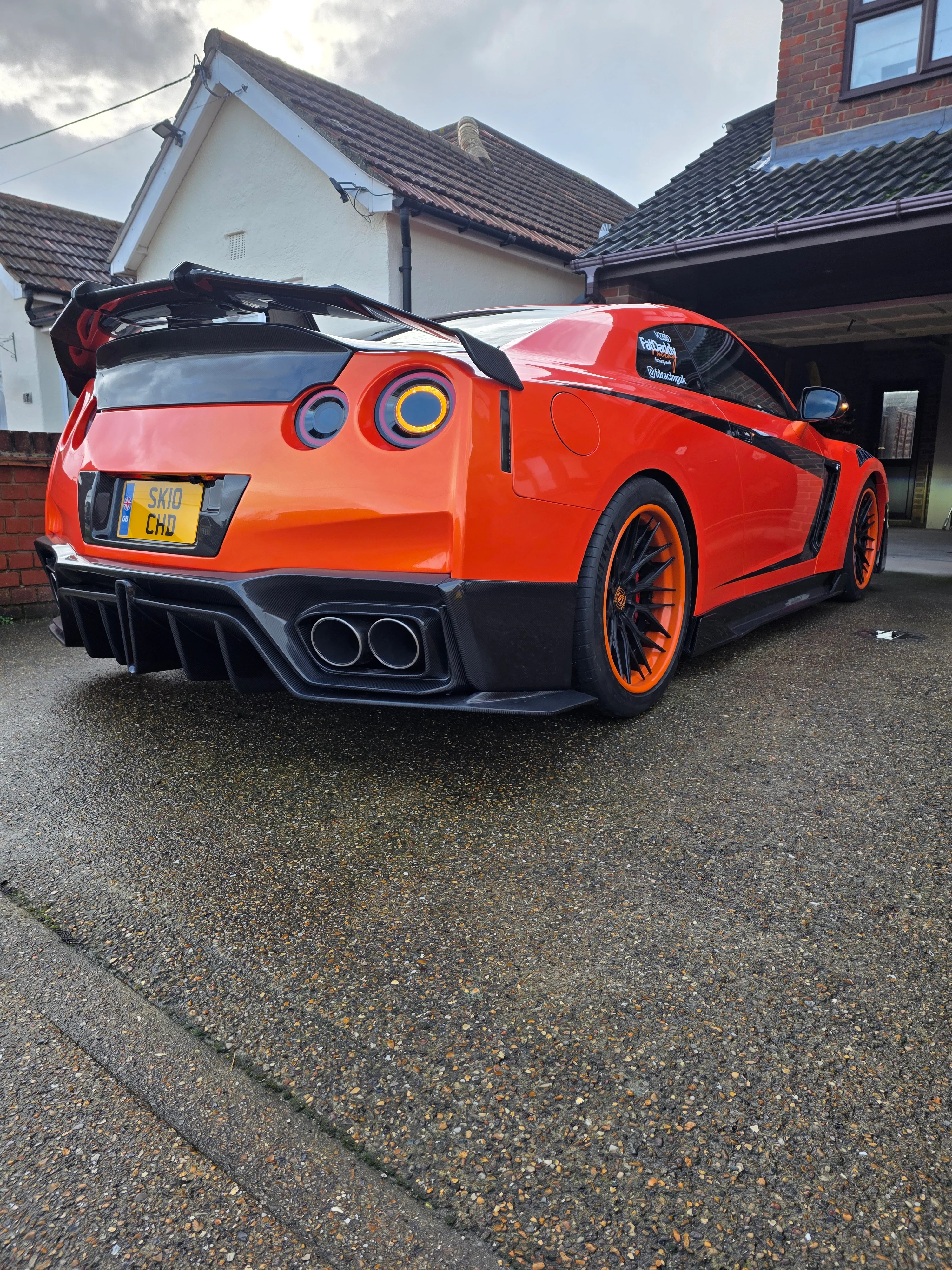 Robot Craftsman Nissan GTR Narrowbody R35 Rear Diffuser - Image 17