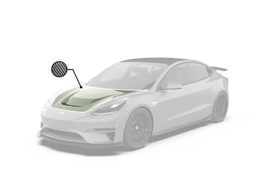 Robot Craftsman Tesla Model 3 "Crypton" Hood / Bonnet - Image 2