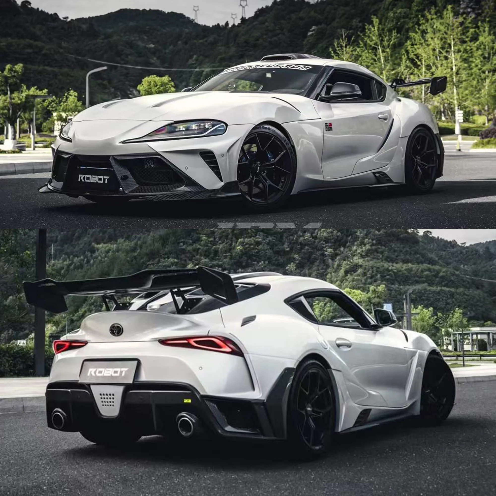 Robot Toyota GR Supra  Alerion B Complete Narrow Body Kit - Image 2