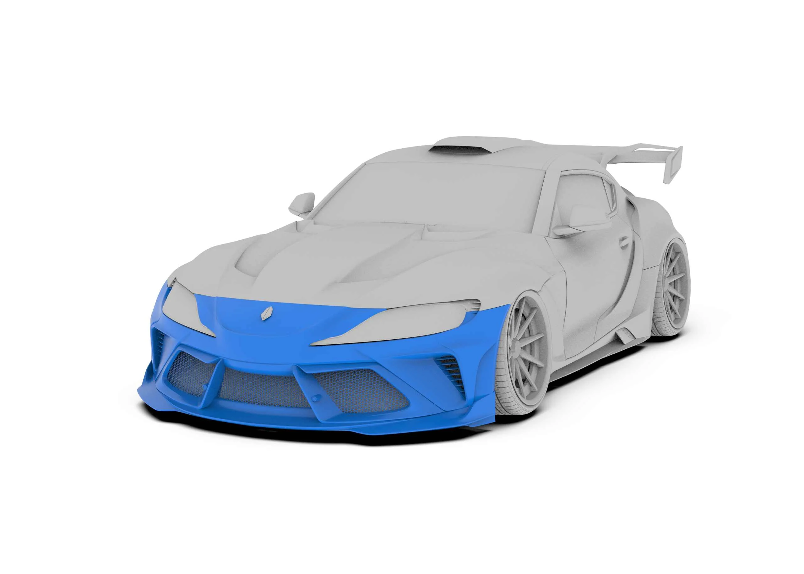 Robot Toyota GR Supra  Alerion B Complete Narrow Body Kit - Image 31